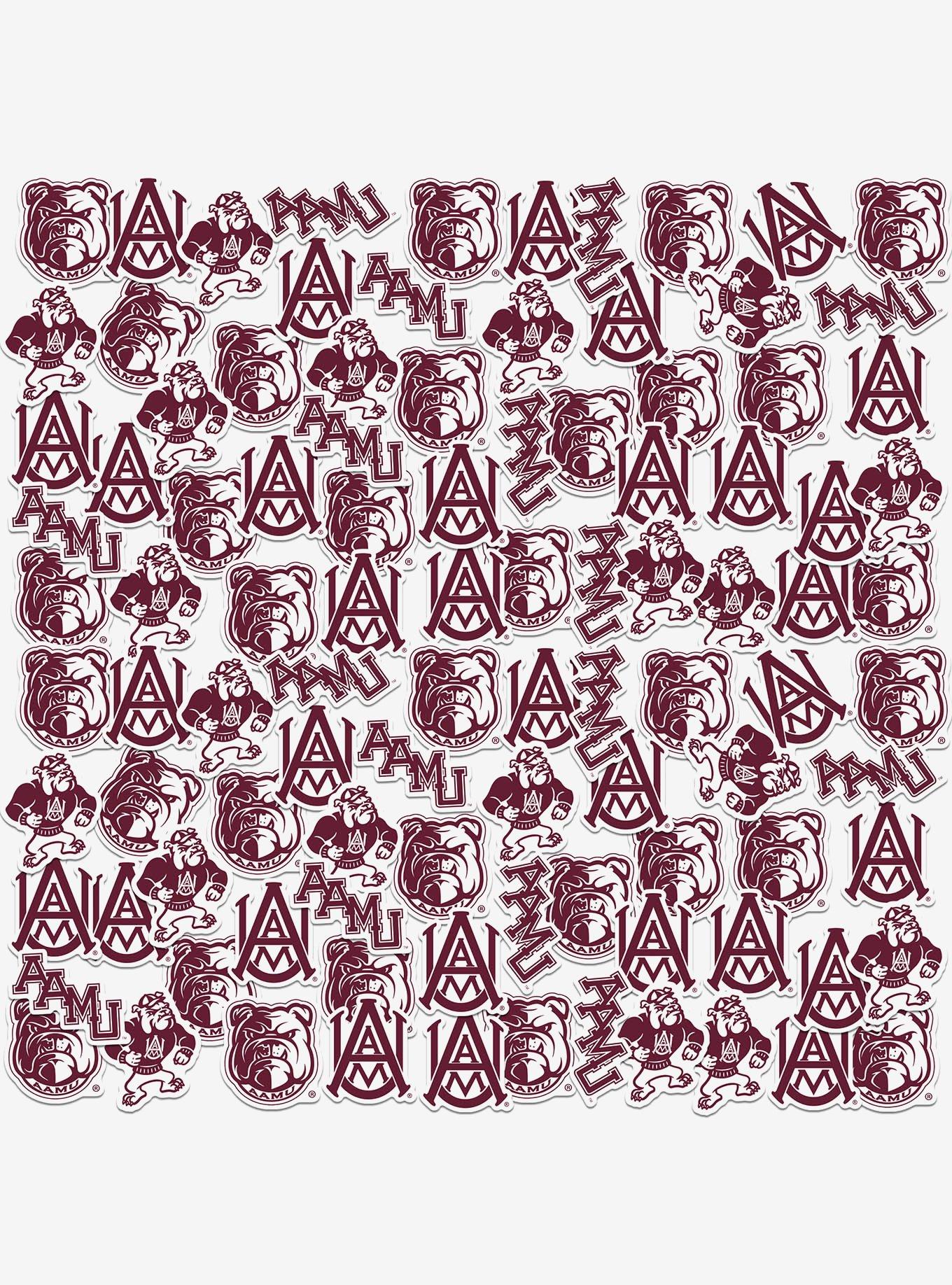 Alabama A&M University 100Ct Sticker Pack, , hi-res