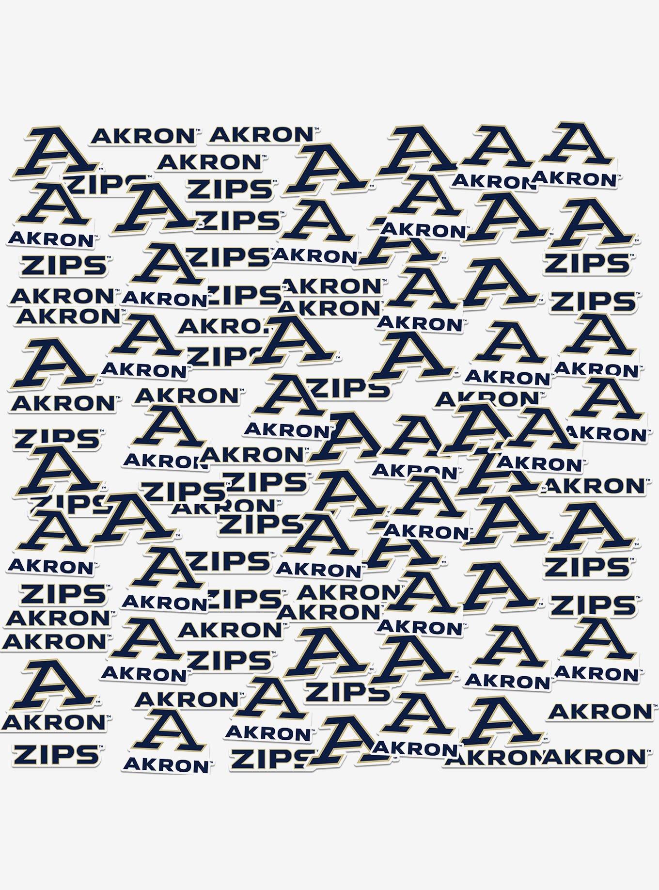 University Of Akron 100Ct Sticker Pack, , hi-res