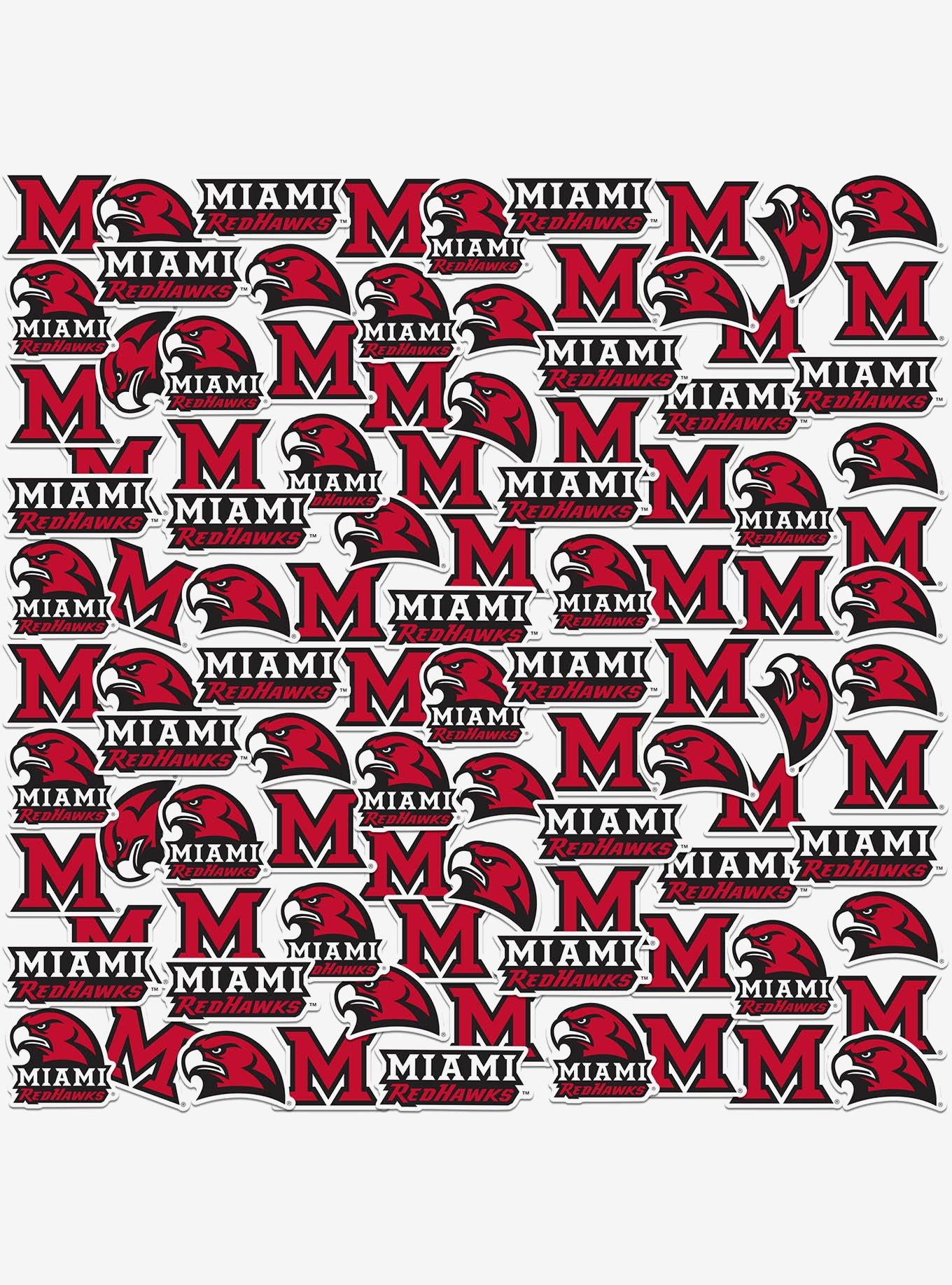 Miami University Oh 100Ct Sticker Pack, , hi-res