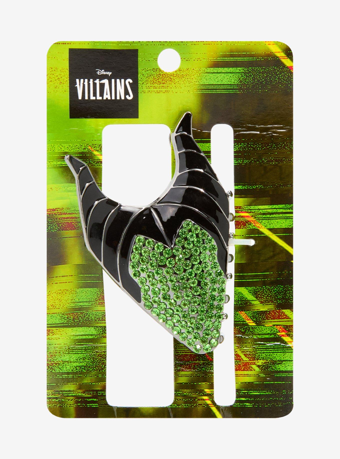 Disney Villains Maleficent Face Figural Claw Hair Clip, , hi-res