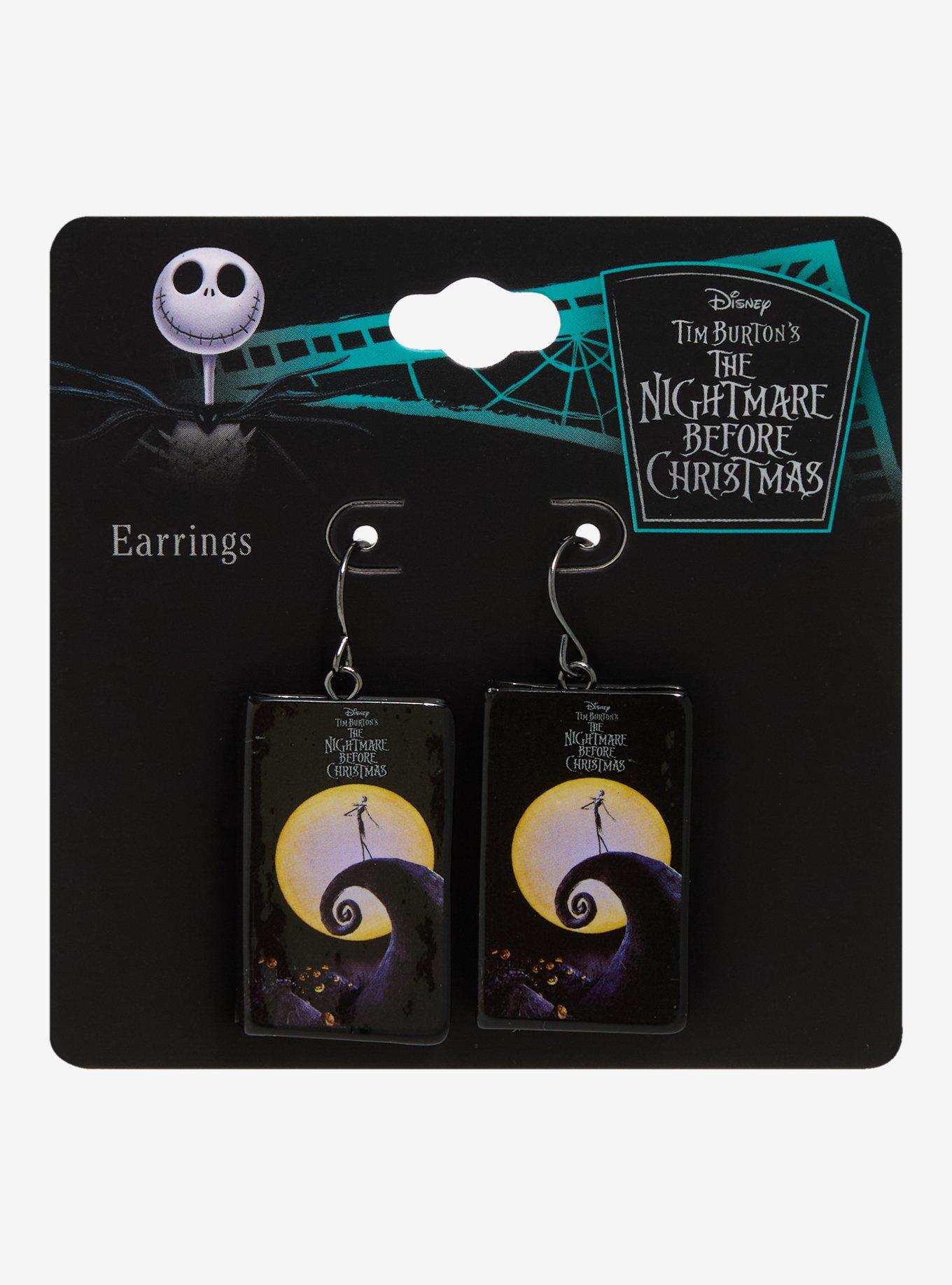 The Nightmare Before Christmas VHS Drop Earrings, , hi-res