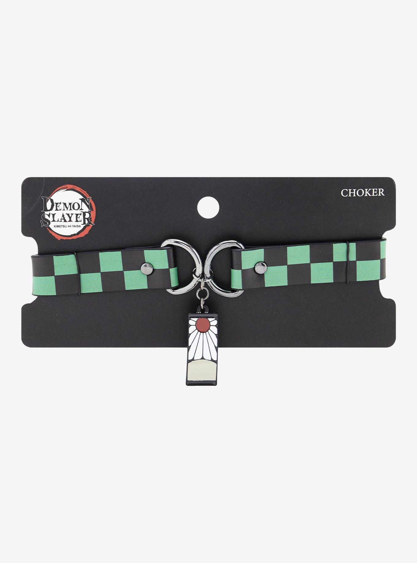 Demon Slayer: Kimetsu No Yaiba Tanjiro Hanafuda Tag Choker, , hi-res