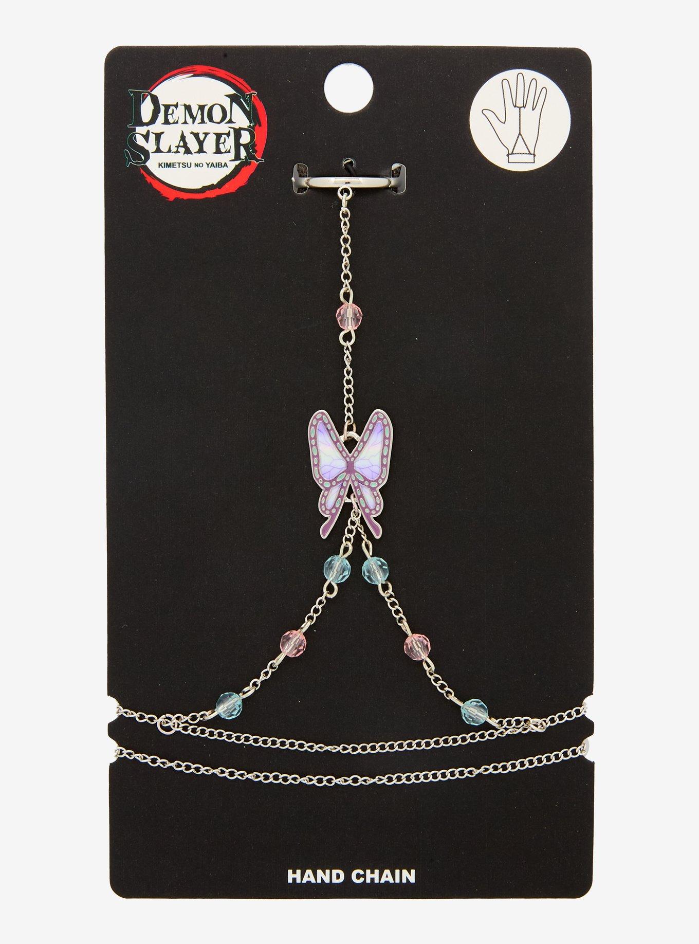 Demon Slayer: Kimetsu No Yaiba Shinobu Butterfly Hand Ring Bracelet, , hi-res