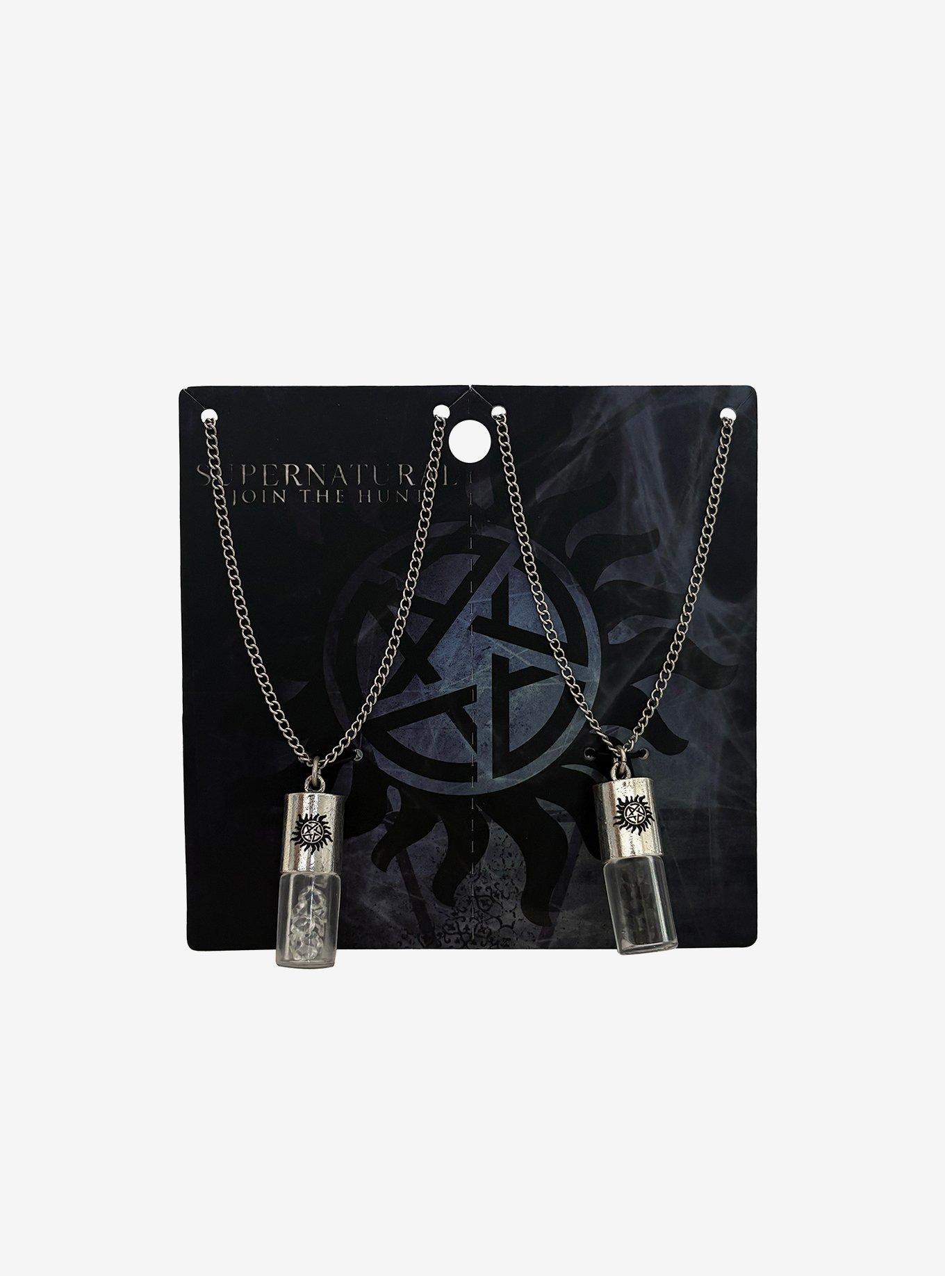 Supernatural Salt Vial Best Friend Necklace Set