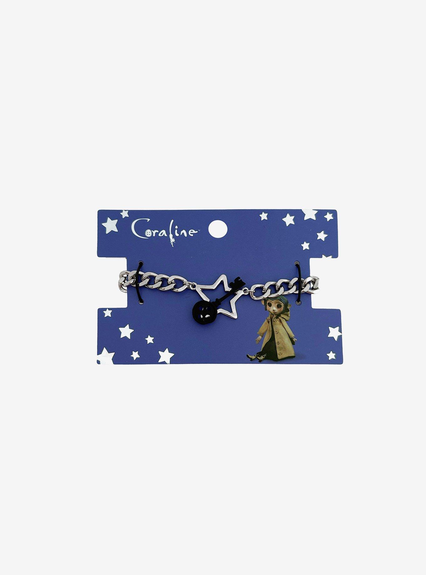 Coraline Star Button Key Chain Bracelet, , hi-res