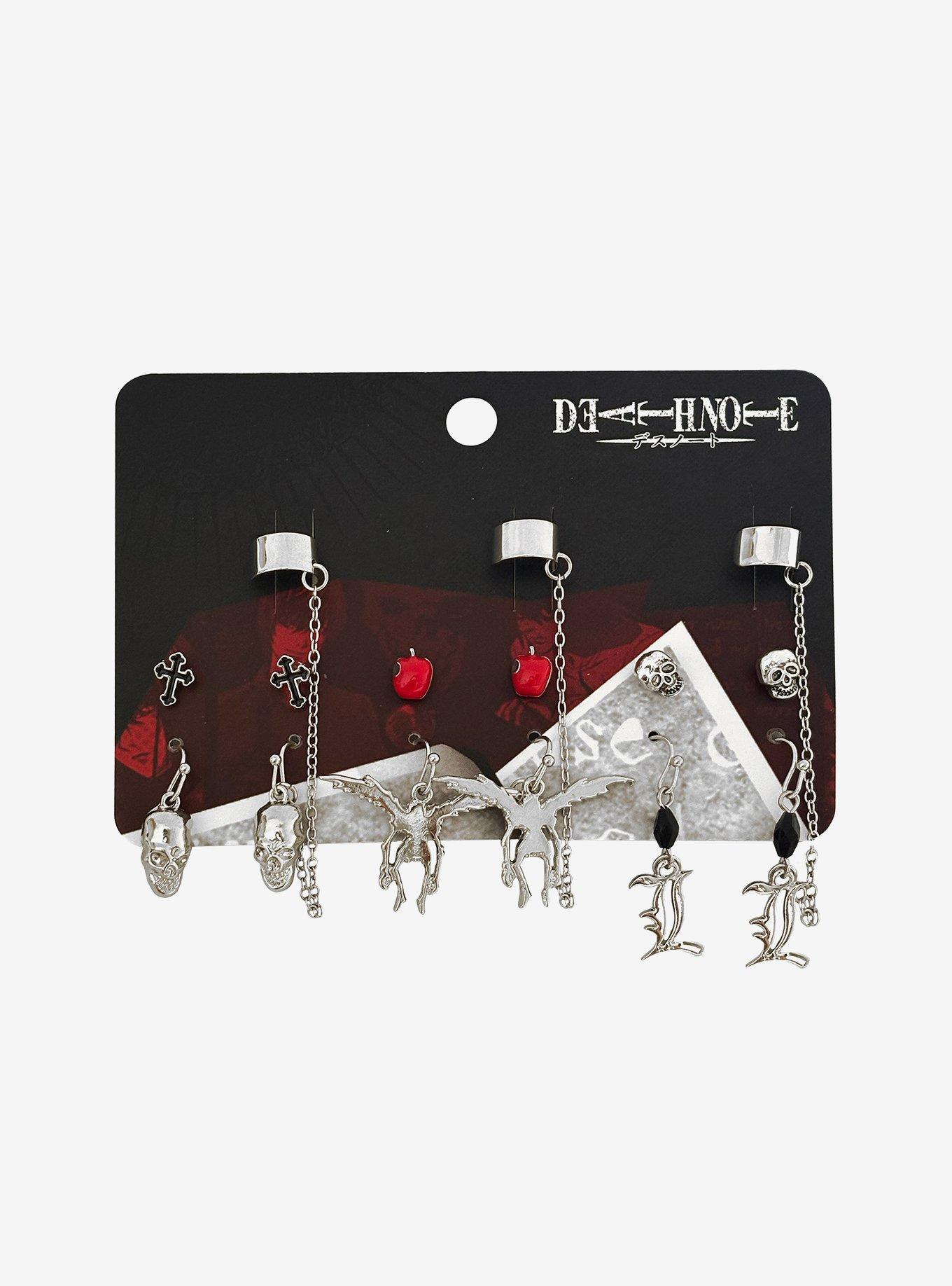 Death Note Icons Cuff Earring Set, , hi-res
