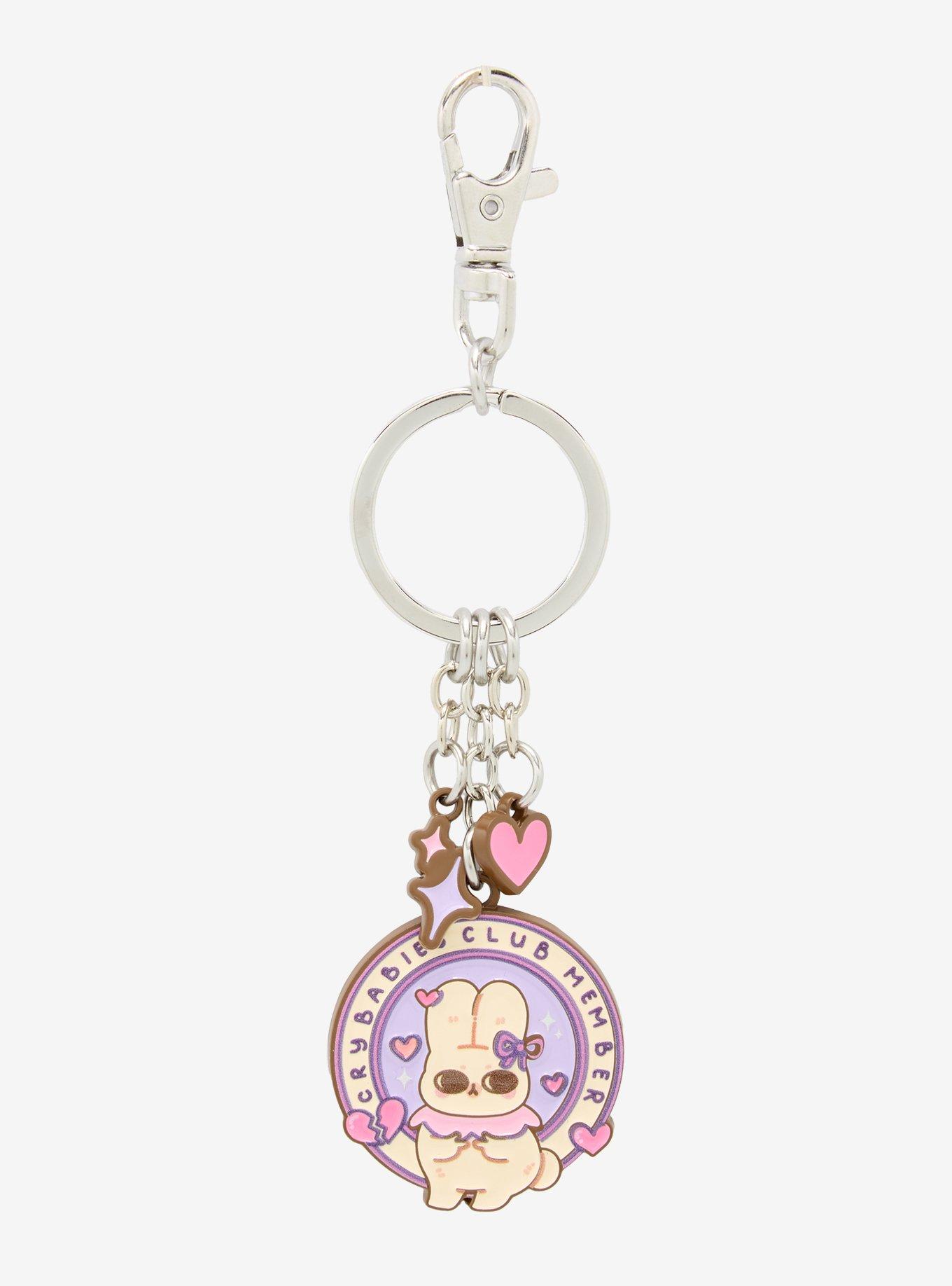 mooniecoco Crybaby Club Member Multi-Charm Keychain, , hi-res