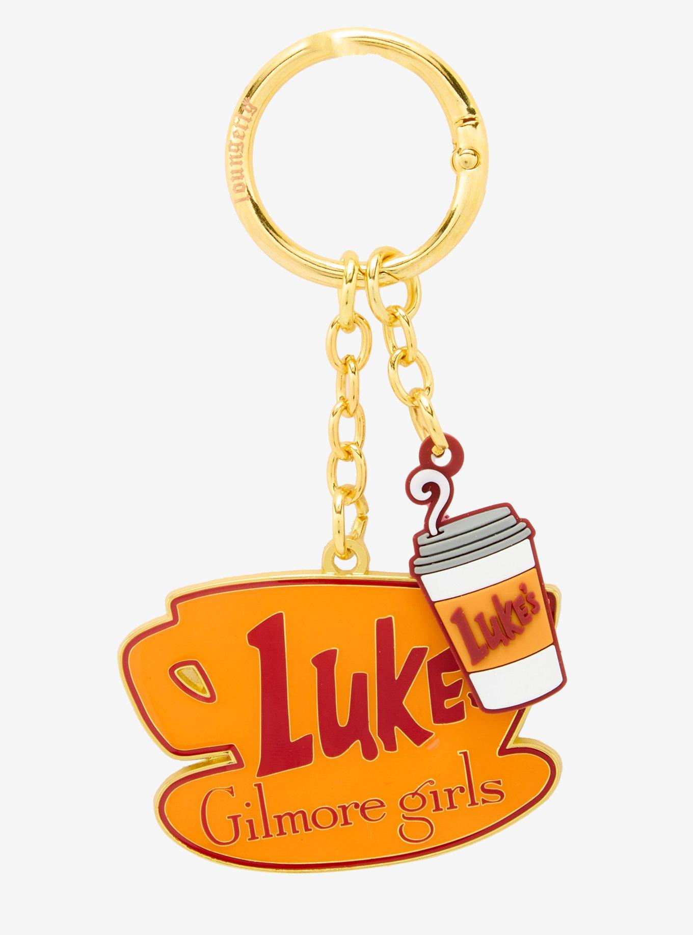 Loungefly Gilmore Girls Luke's Diner Multi-Charm Scented Keychain, , hi-res