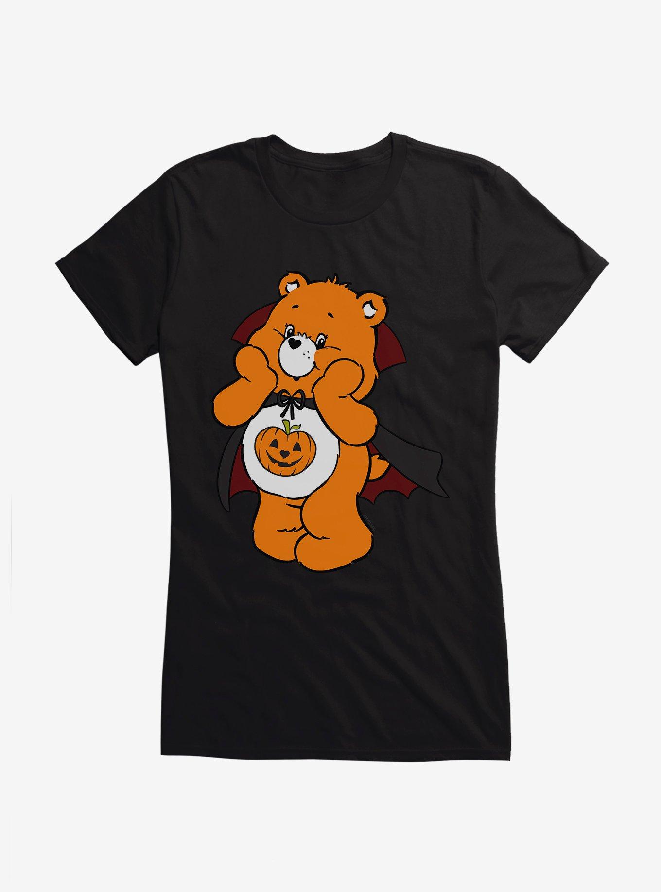 Care Bears Pumpkin Dracula Halloween Girls T-Shirt, BLACK, hi-res