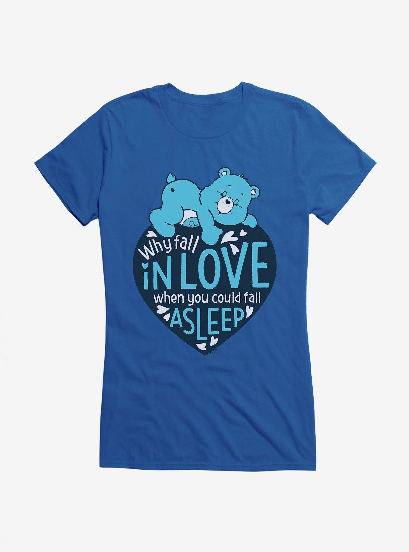 Care Bears Why Fall In Love Girls T-Shirt, ROYAL, hi-res
