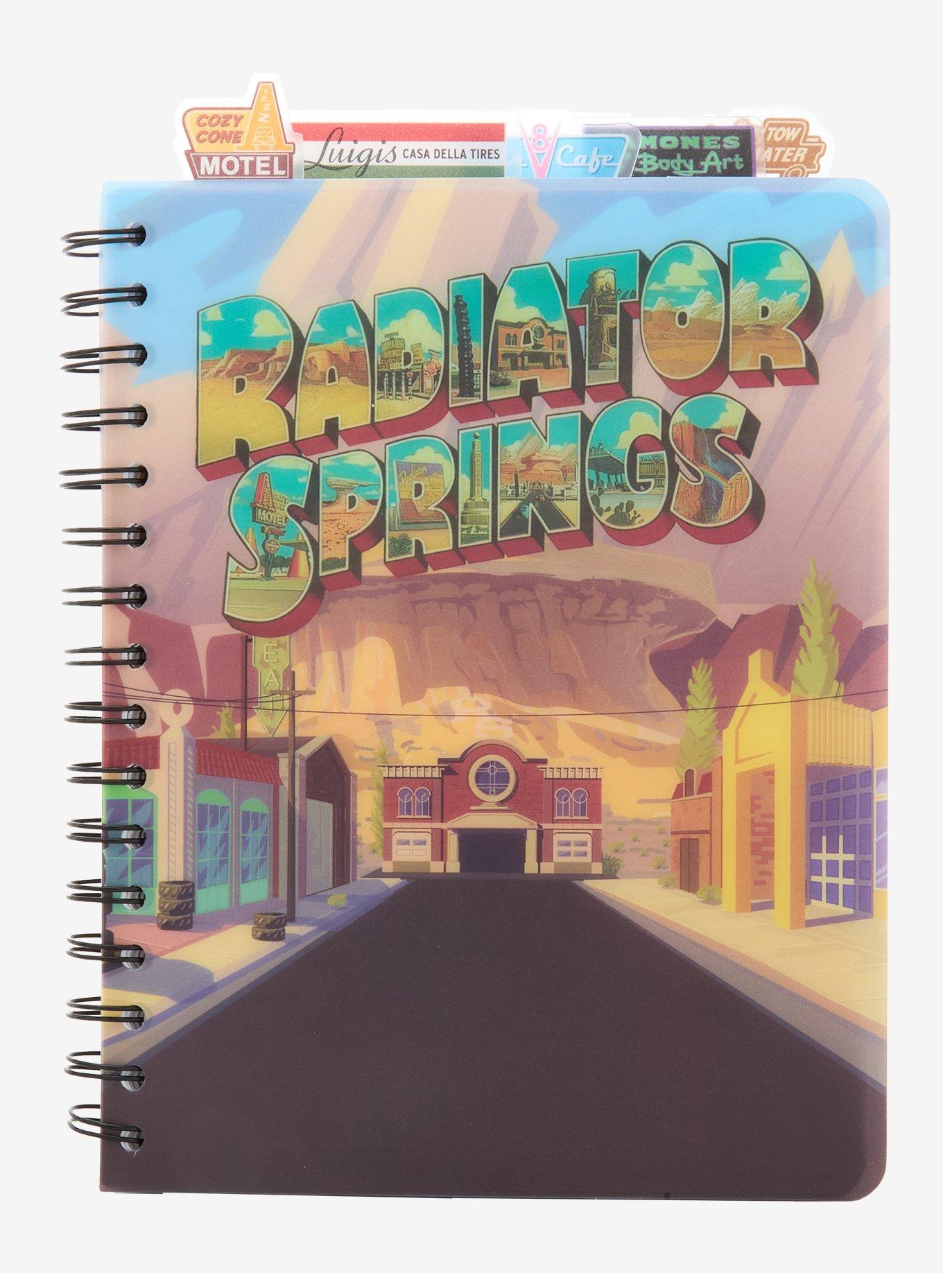 Disney Pixar Cars Radiator Springs Tab Journal — BoxLunch Exclusive, , hi-res