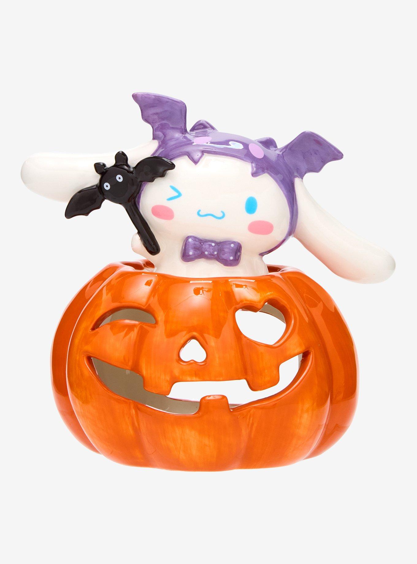 Sanrio Cinnamoroll Jack-o-Lantern Tea Light Holder — BoxLunch Exclusive, , hi-res