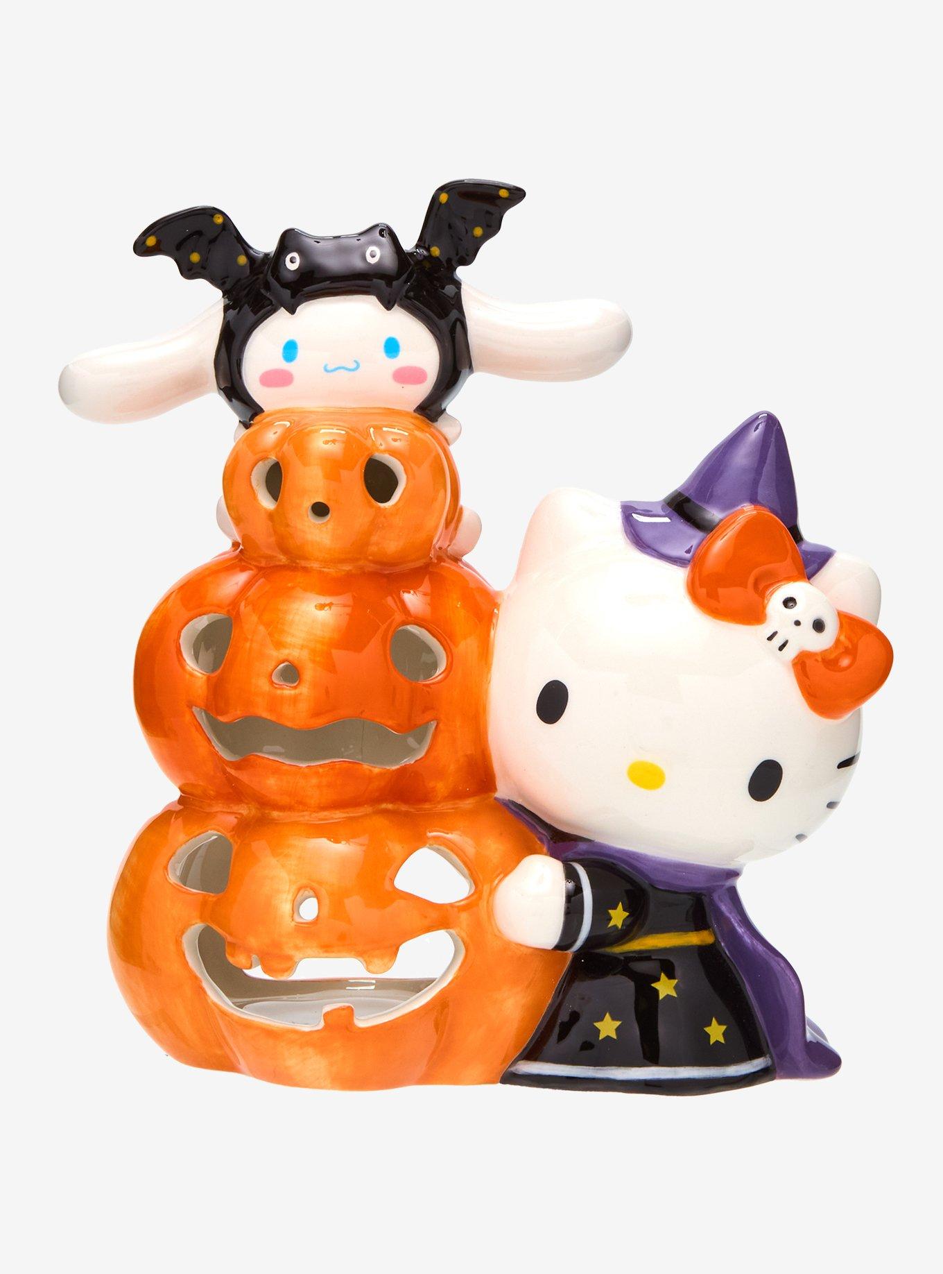 Sanrio Hello Kitty & Cinnamoroll Pumpkins Tea Light Holder, , hi-res