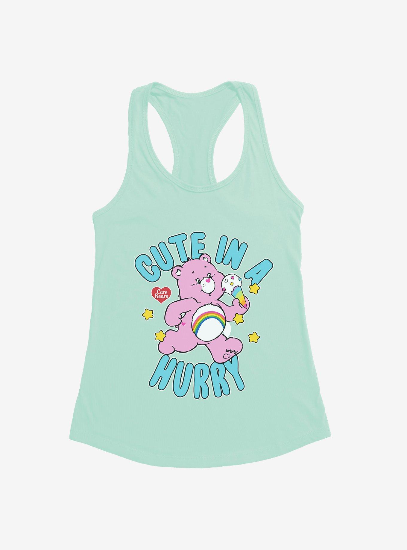 Care Bears Cheer Bear Cute In A Hurry Girls Tank, , hi-res
