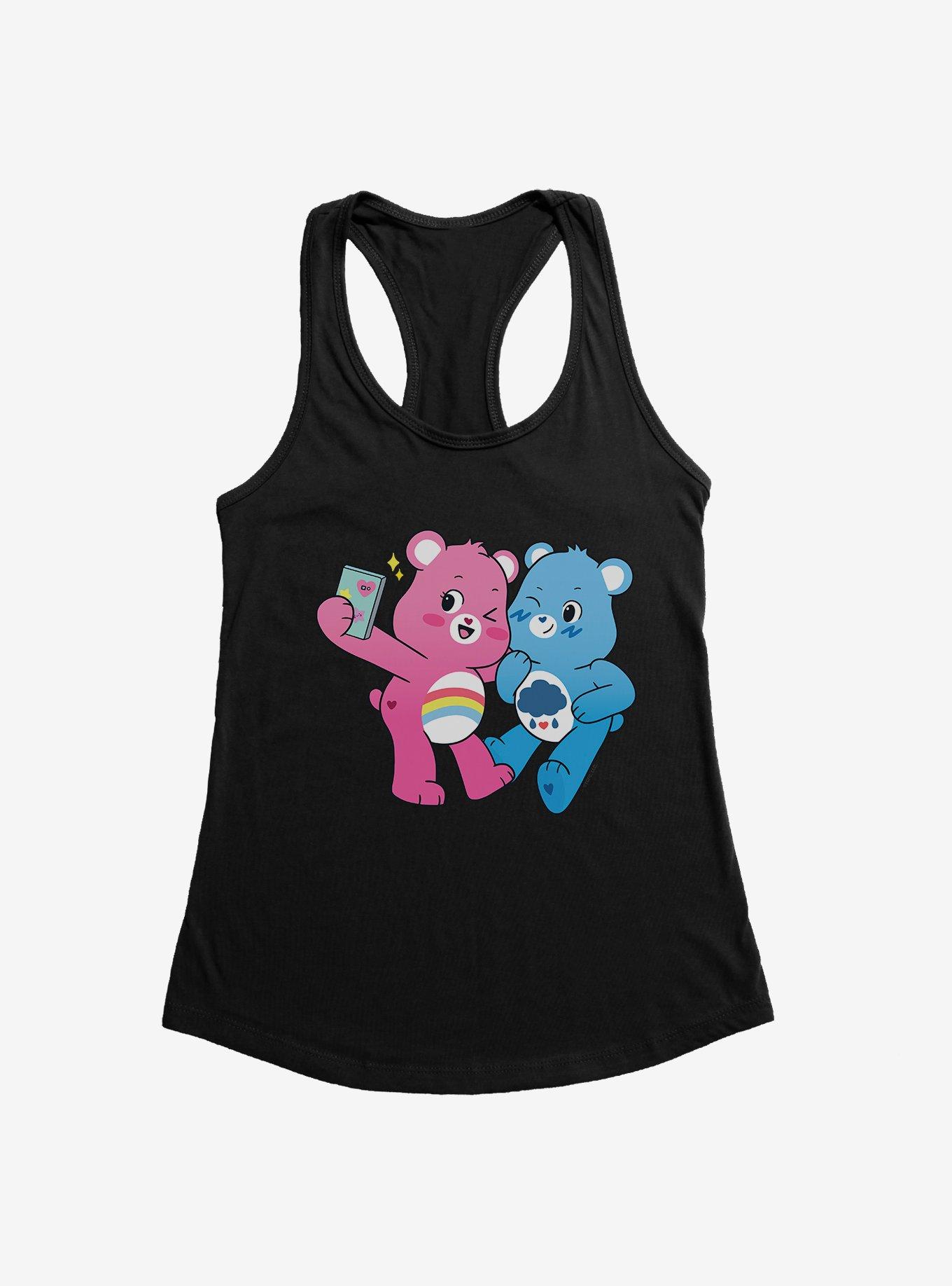 Care Bears Cheer Bear And Grumpy Bear Selfie Girls Tank, , hi-res