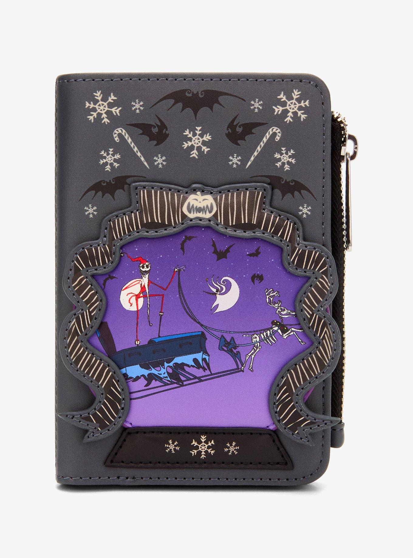 Loungefly Disney The Nightmare Before Christmas Sleigh Ride Glow-in-the-Dark Wallet - BoxLunch Exclusive, , hi-res