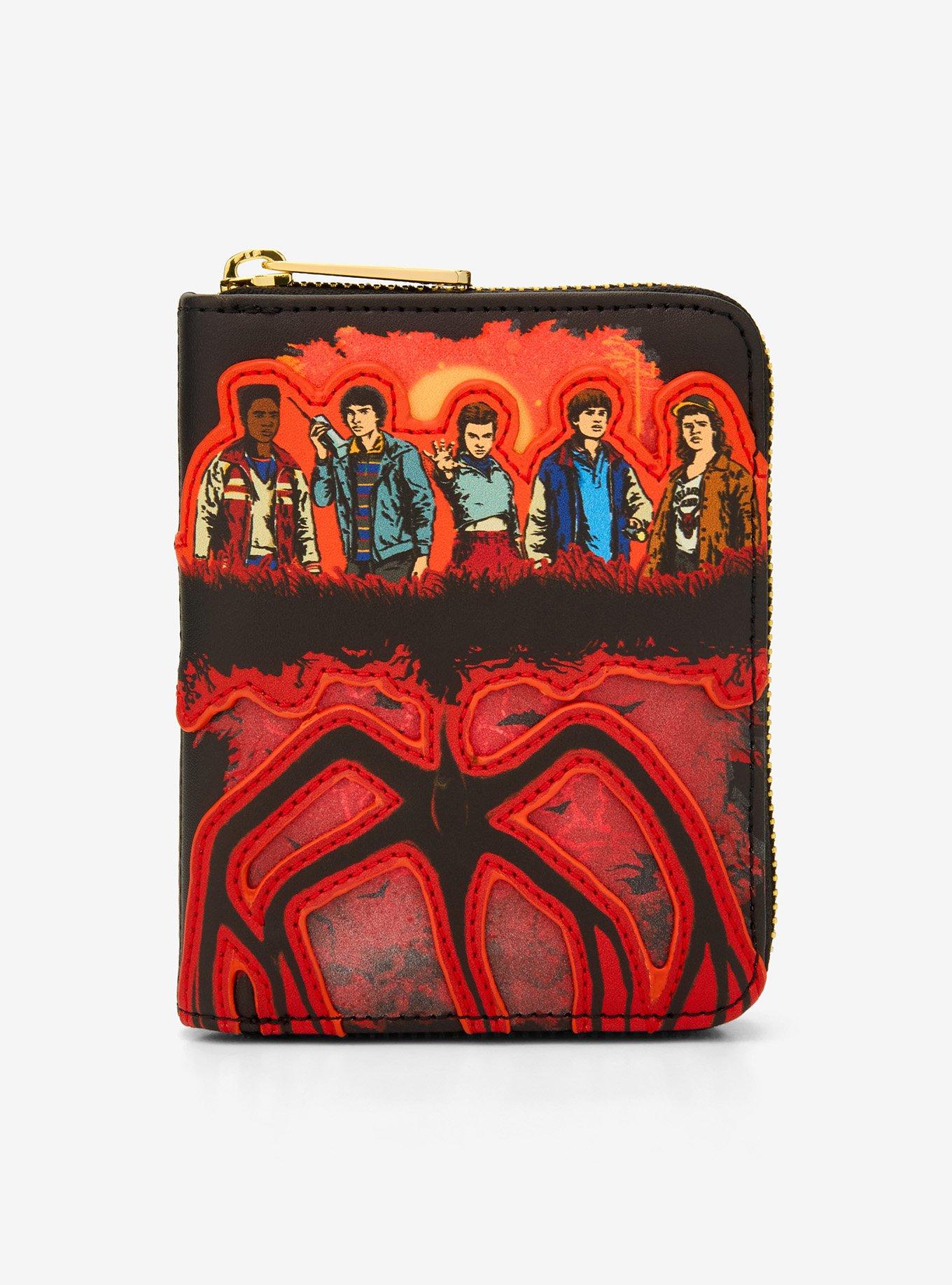 Loungefly Stranger Things Group Portrait Small Zip Wallet - BoxLunch Exclusive, , hi-res