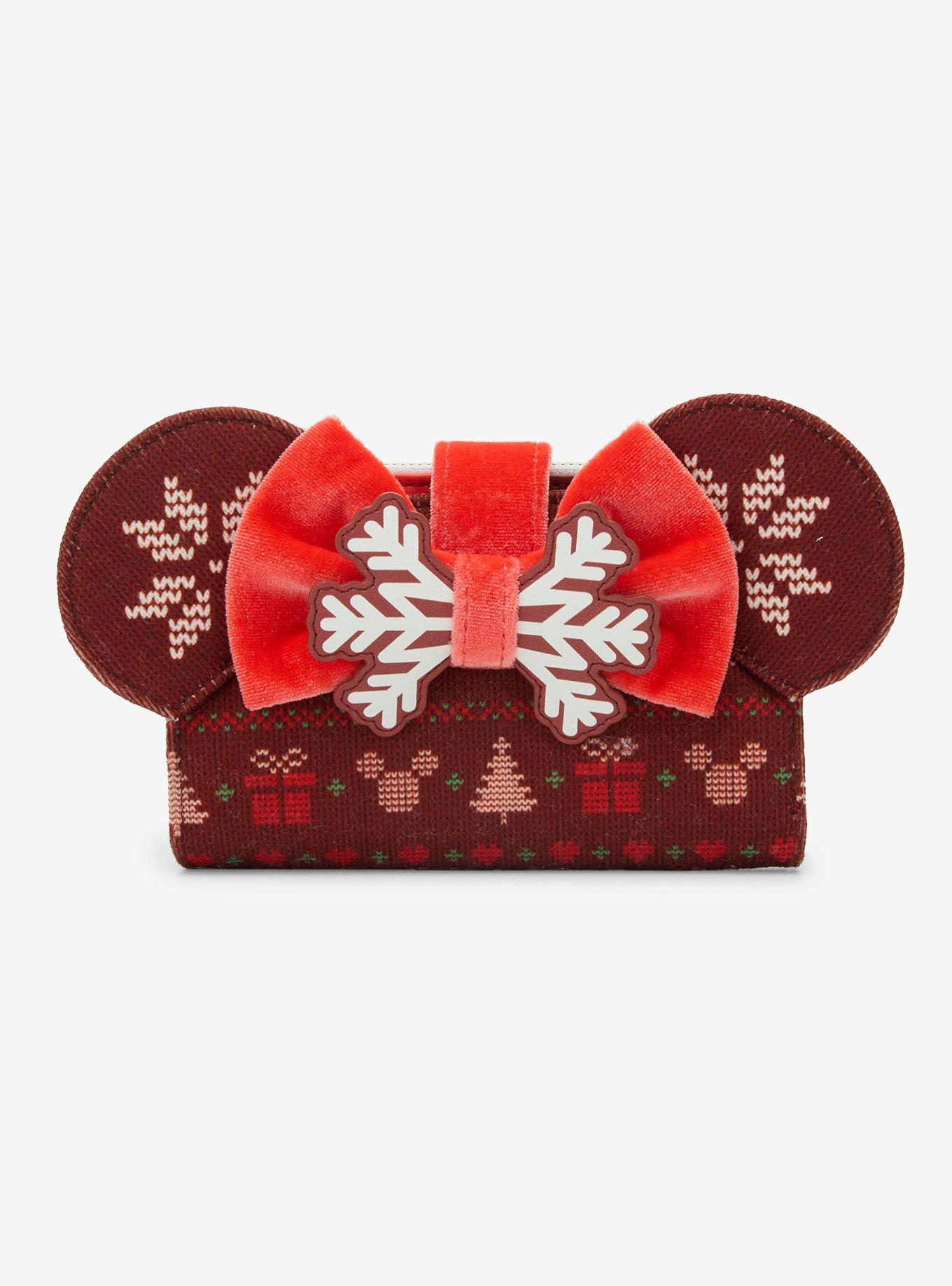 Loungefly Disney Minnie Mouse Sweater Holiday Wallet — BoxLunch Exclusive, , hi-res