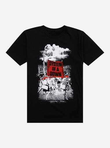 System Of A Down Red Flag Photo T-Shirt Hot Topic