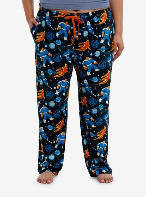 Marvel The Fantastic Four Allover Print Pajama Pants Plus