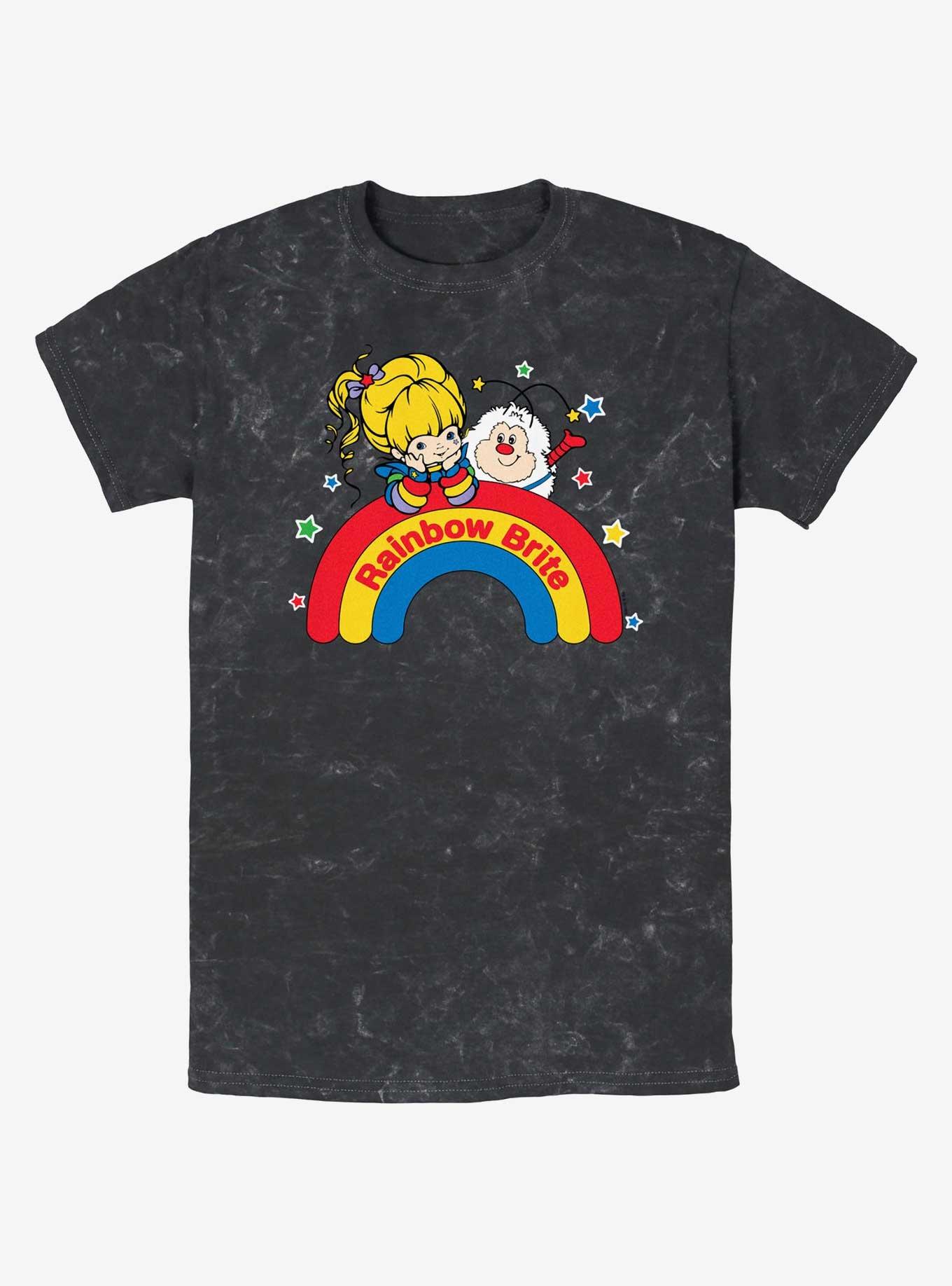 Rainbow Brite Wishing On A Rainbow Mineral Wash T-Shirt, , hi-res