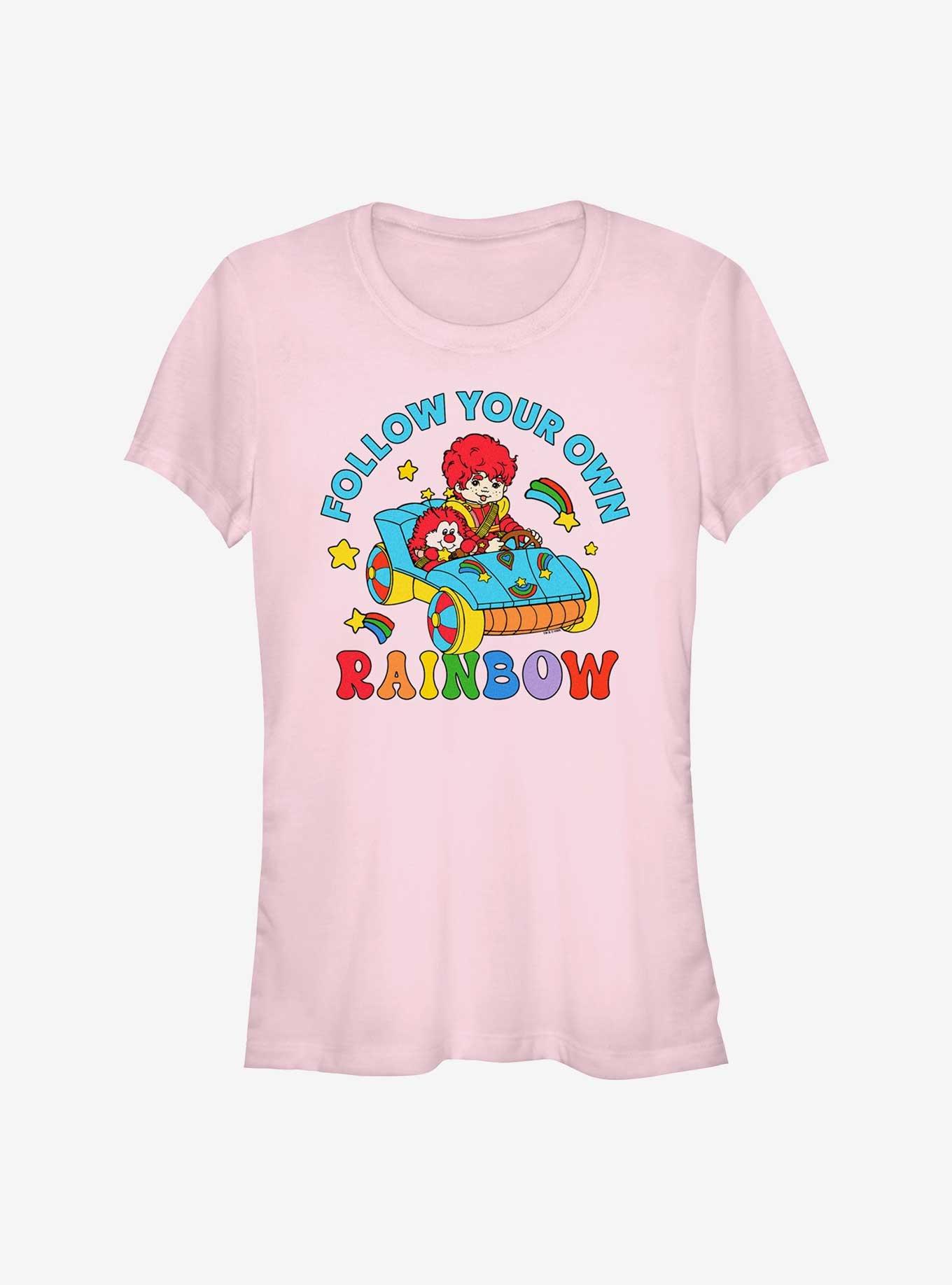 Rainbow Brite Follow Your Own Rainbow Girls T-Shirt, LIGHT PINK, hi-res