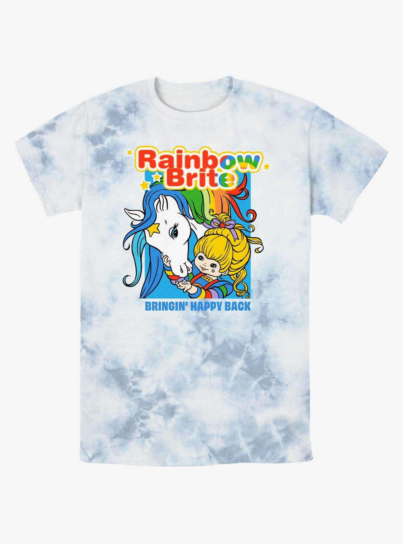 Rainbow Brite Bringin Happy Back Tie-Dye T-Shirt, , hi-res
