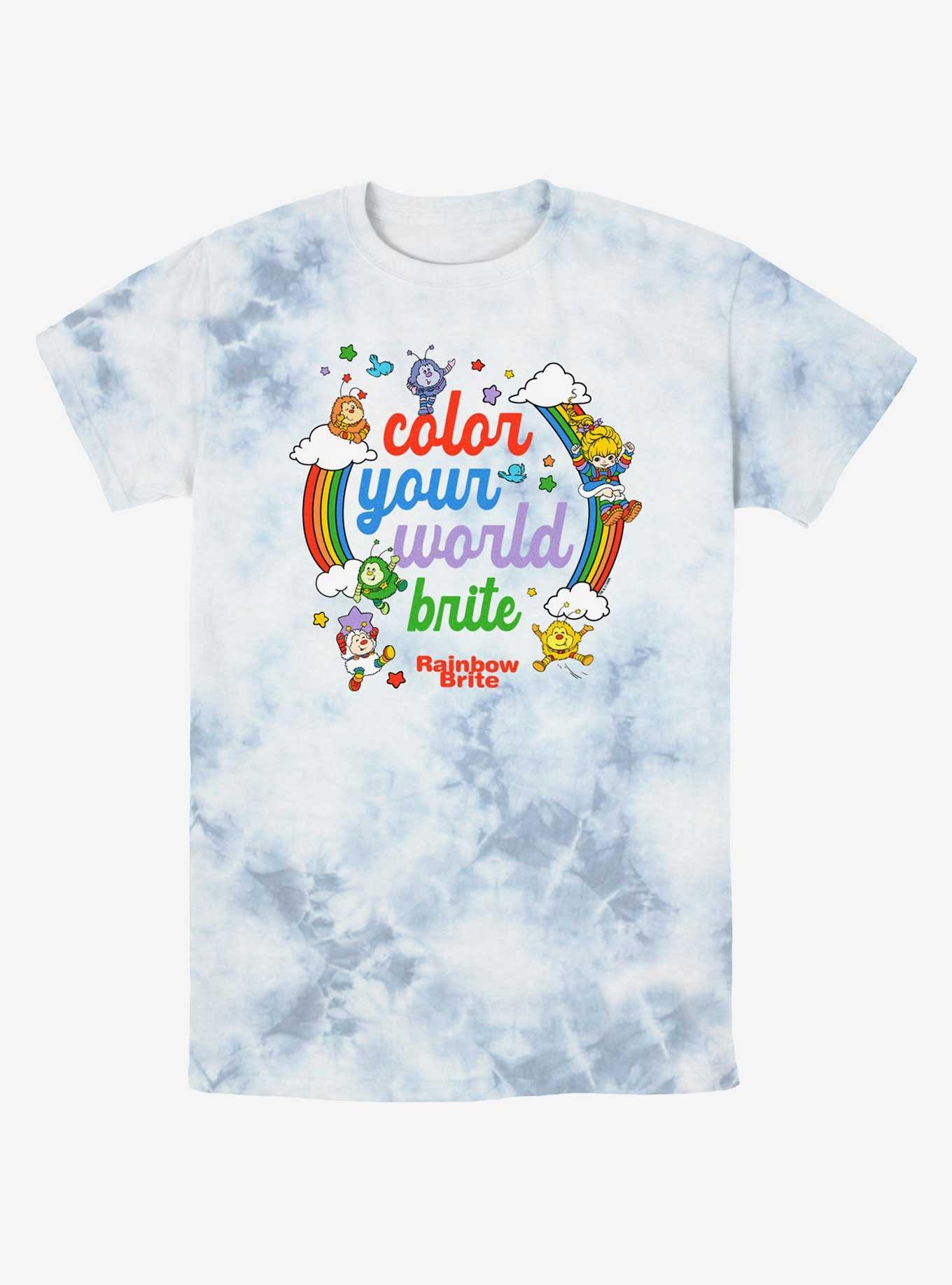 Rainbow Brite Color Your World Brite Tie-Dye T-Shirt, , hi-res