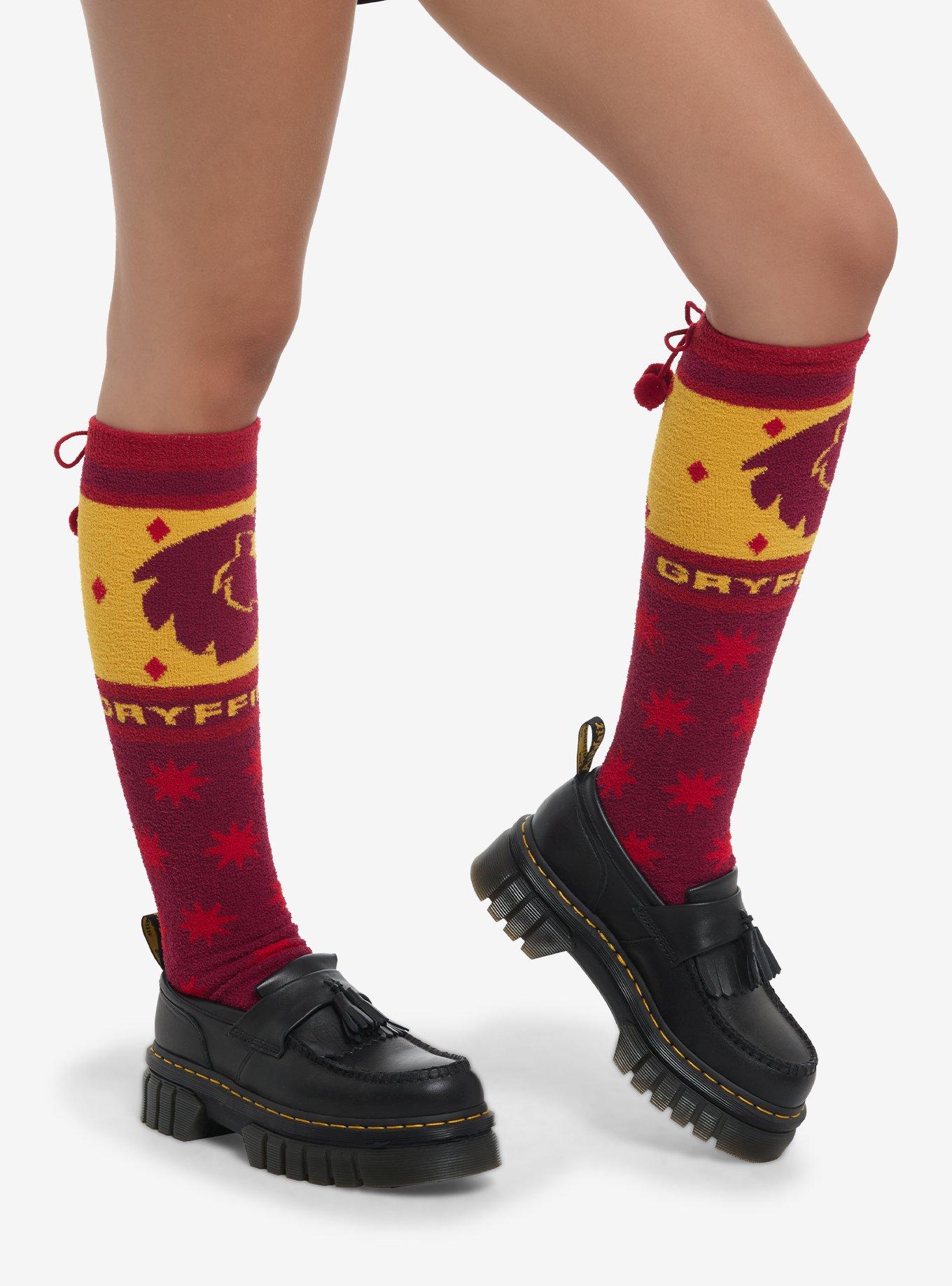 Harry Potter Gryffindor Cozy Knee-High Socks, , hi-res