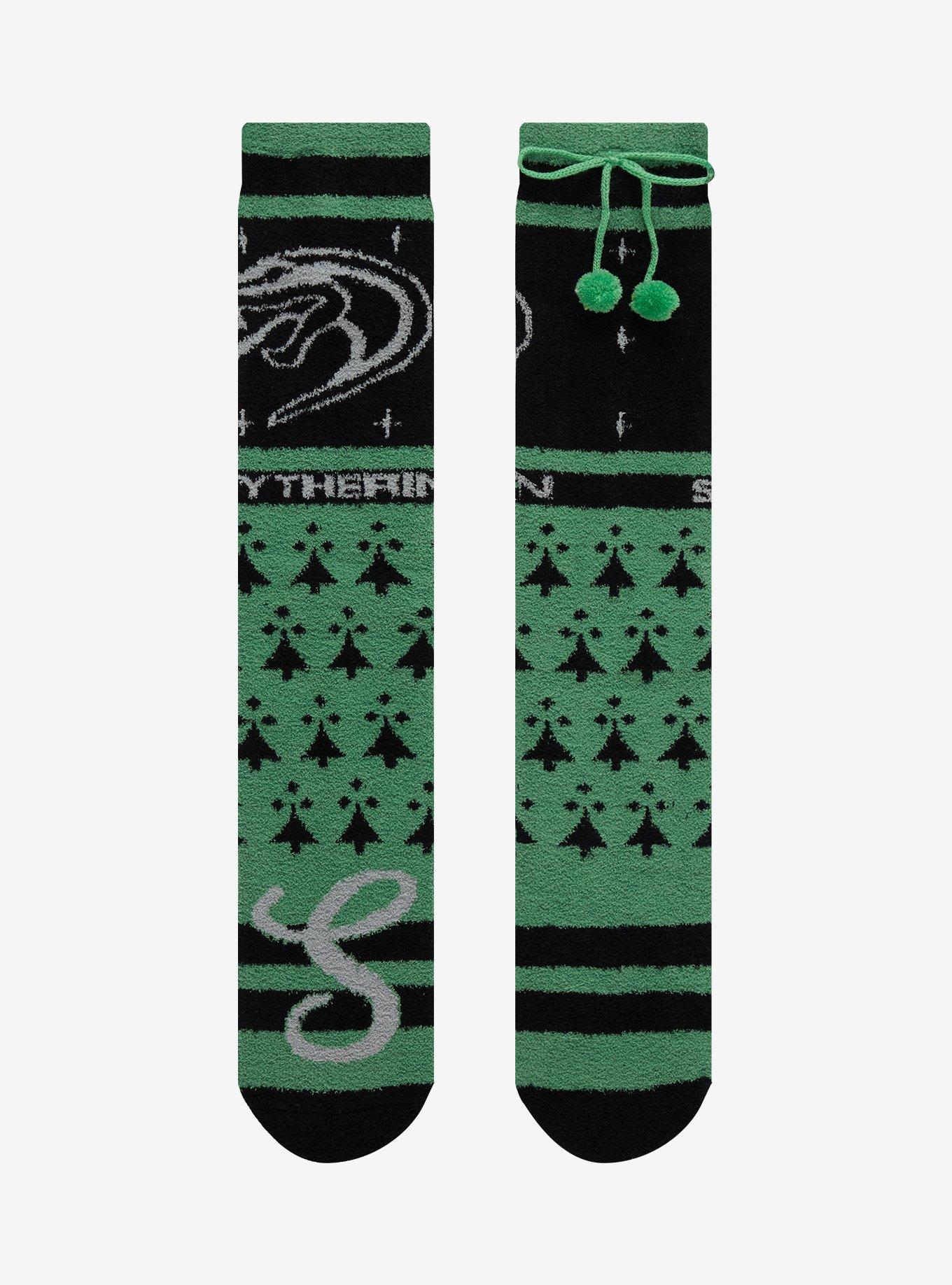 Harry Potter Slytherin Cozy Knee-High Socks, , hi-res