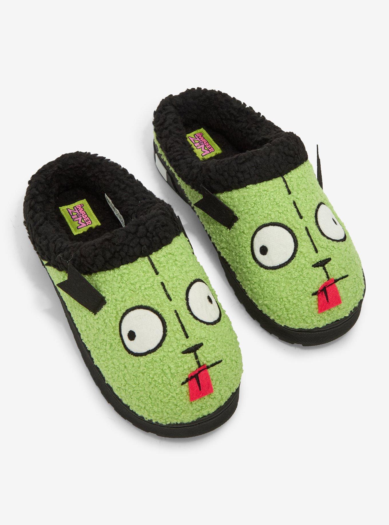 Invader Zim GIR Sherpa Slippers, , hi-res