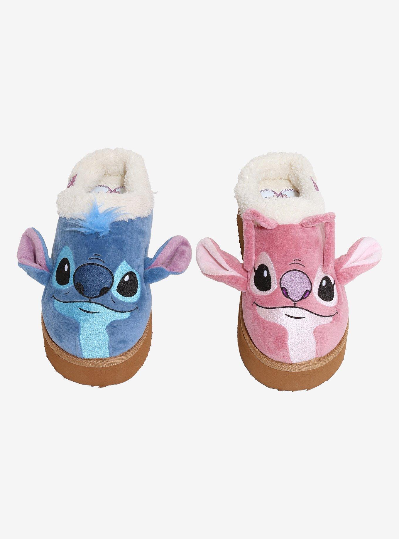 Disney Stitch & Angel Mismatch Platform Slippers, , hi-res