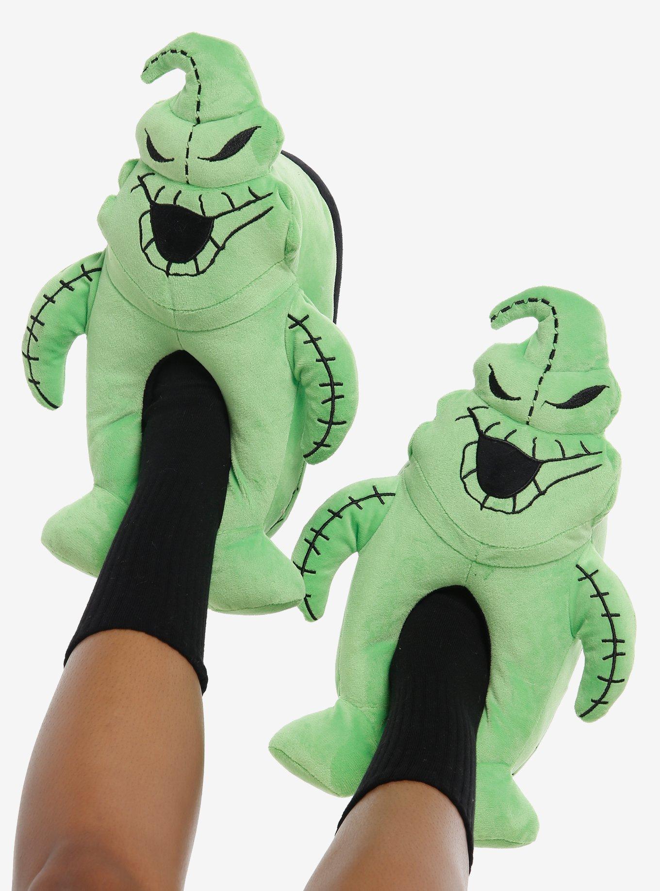 The Nightmare Before Christmas Oogie Boogie Plush Slippers, , hi-res