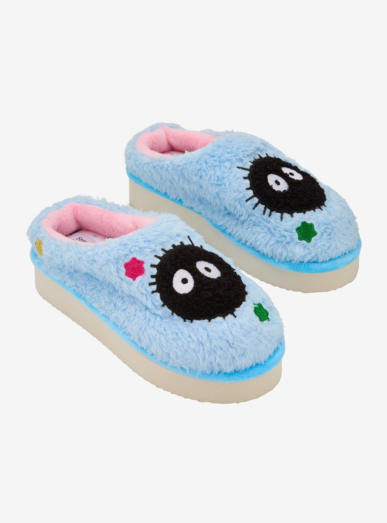 Studio Ghibli® Spirited Away Soot Sprite Fuzzy Slippers, , hi-res