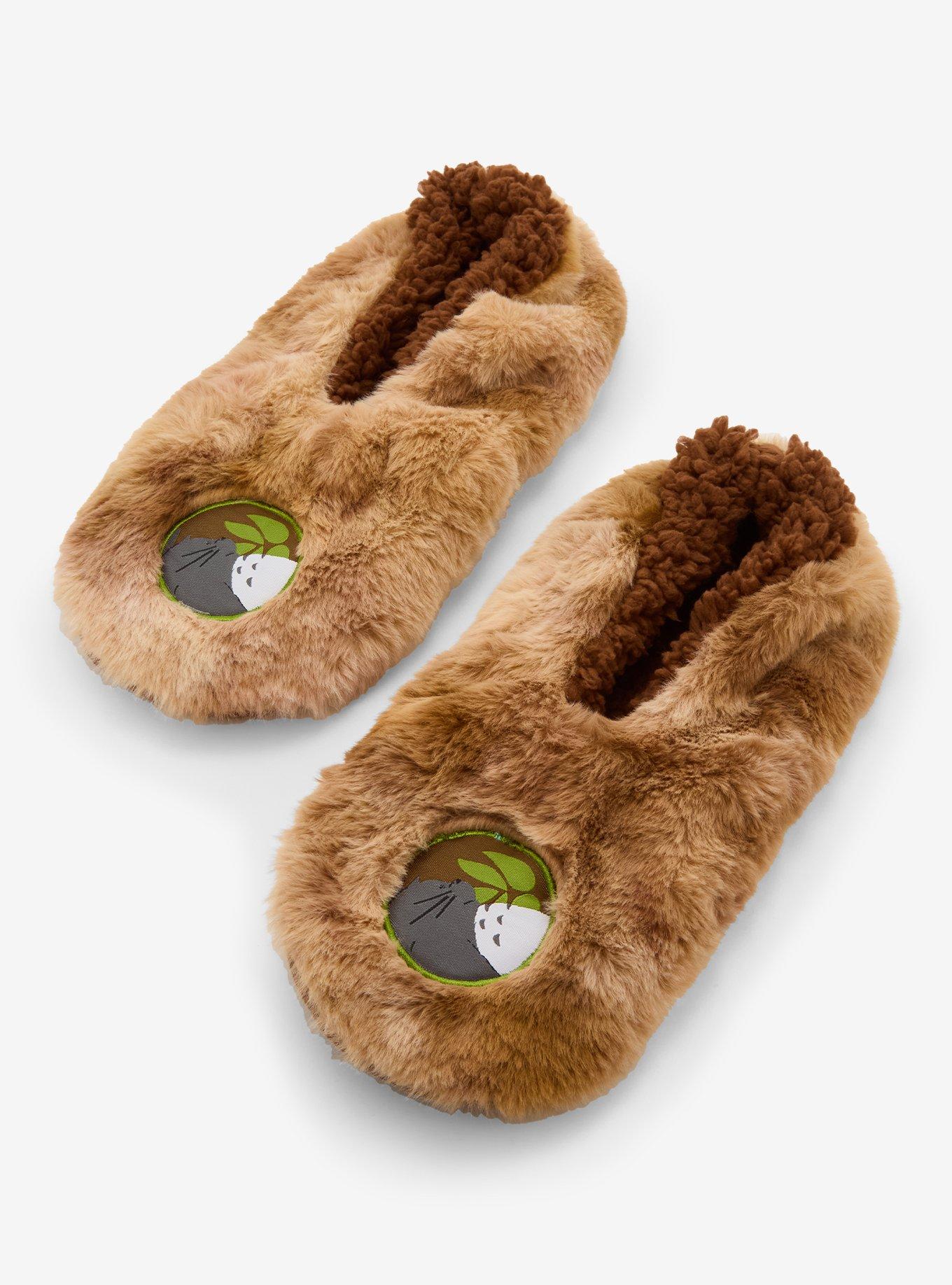 Studio Ghibli® My Neighbor Totoro Brown Cozy Slipper Socks, , hi-res