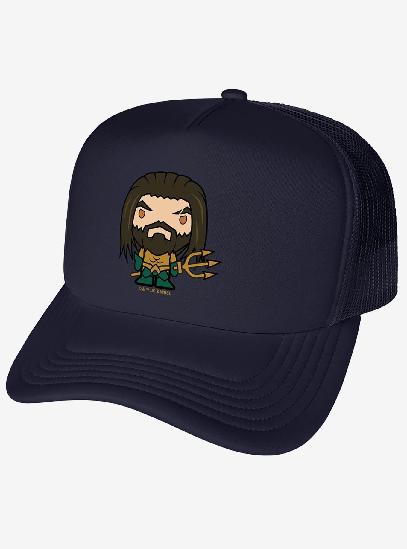 Aquaman Movie Cute Chibi Character Foam Trucker Hat, , hi-res