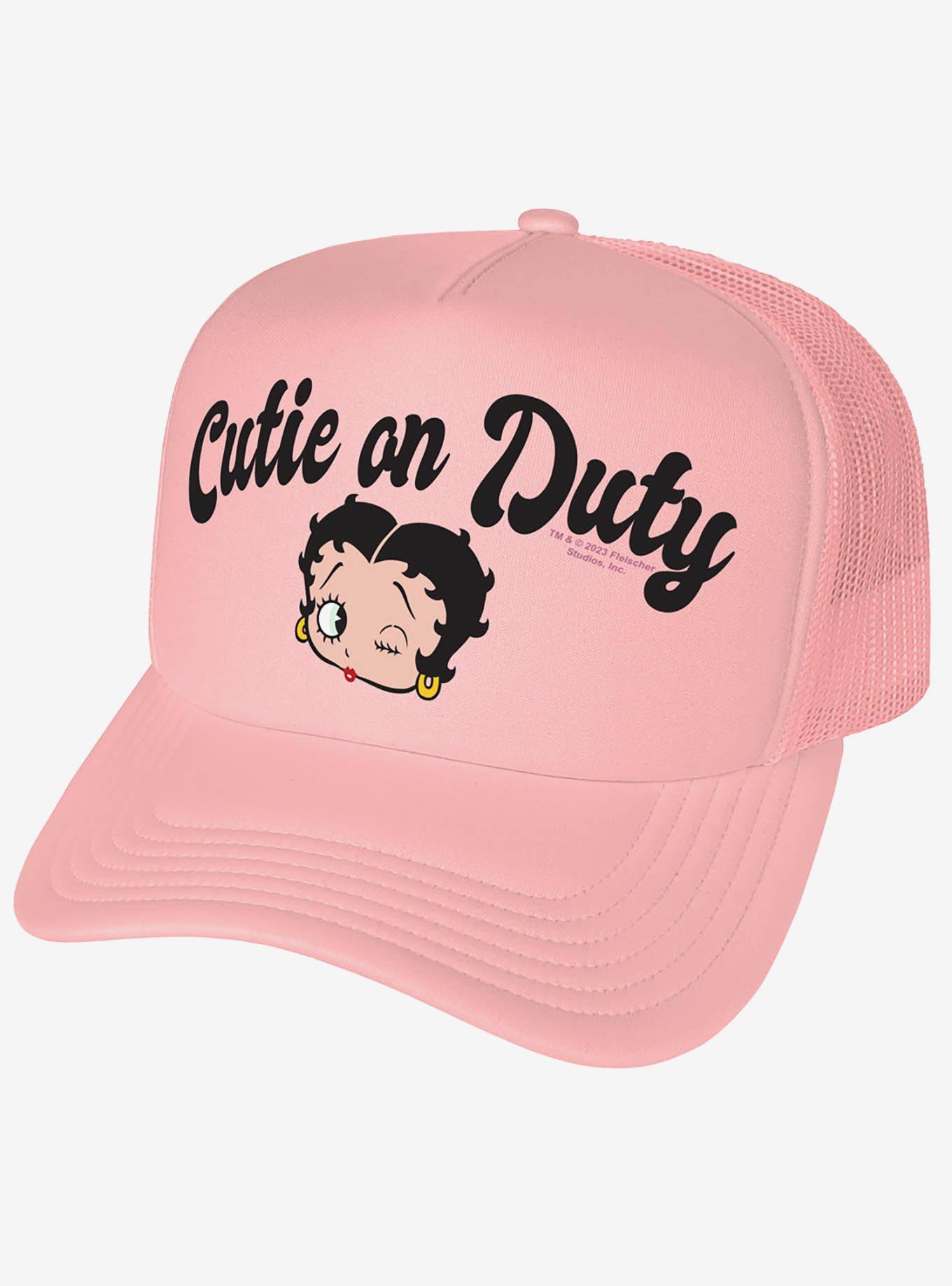 Betty Boop Cutie On Duty Foam Trucker Hat, , hi-res