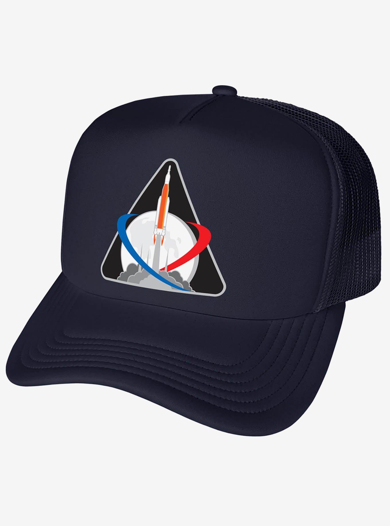 NASA Exploration Mission 1 Patch Foam Trucker Hat, , hi-res