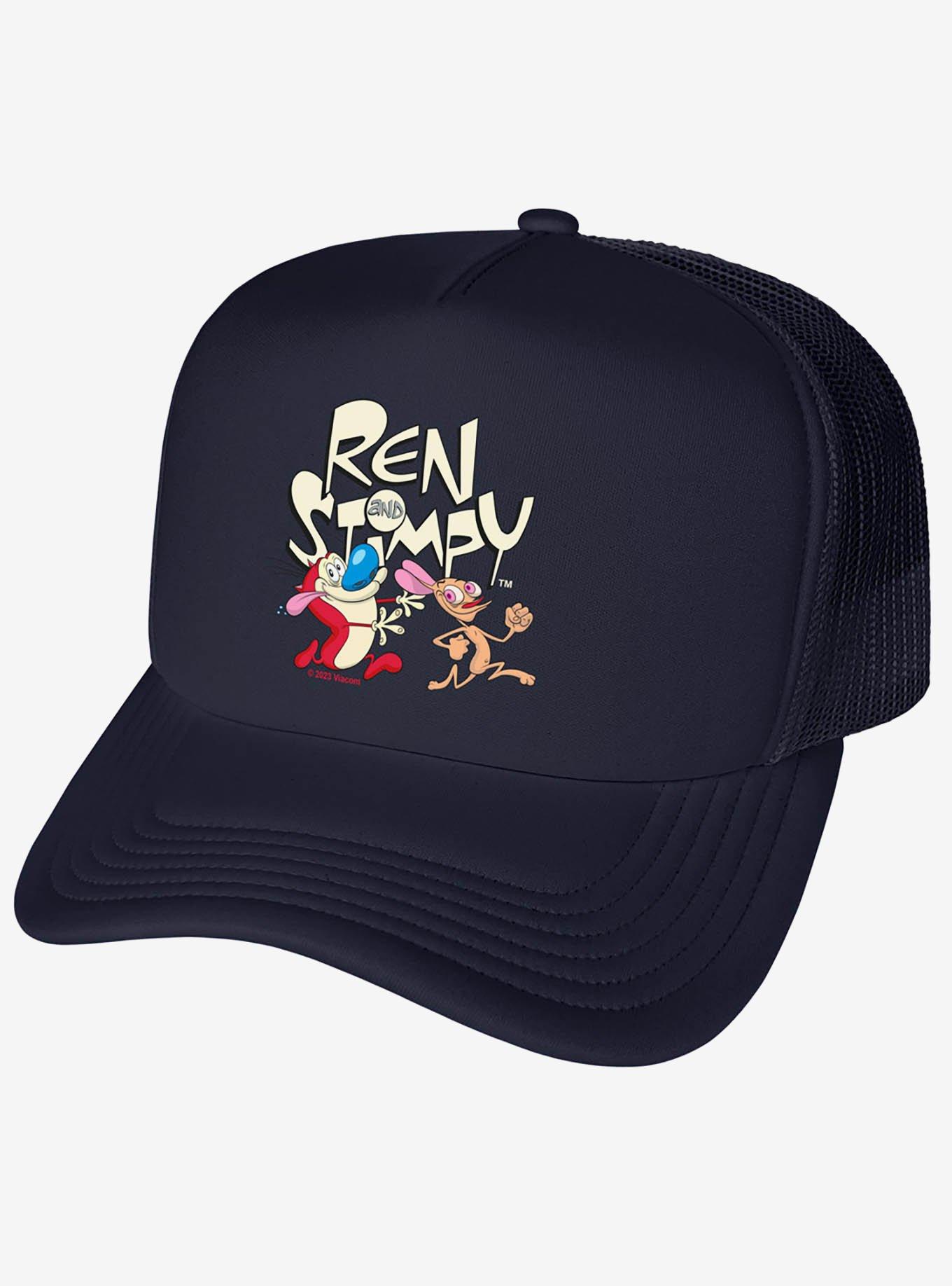 The Ren And Stimpy Show Running Foam Trucker Hat, , hi-res