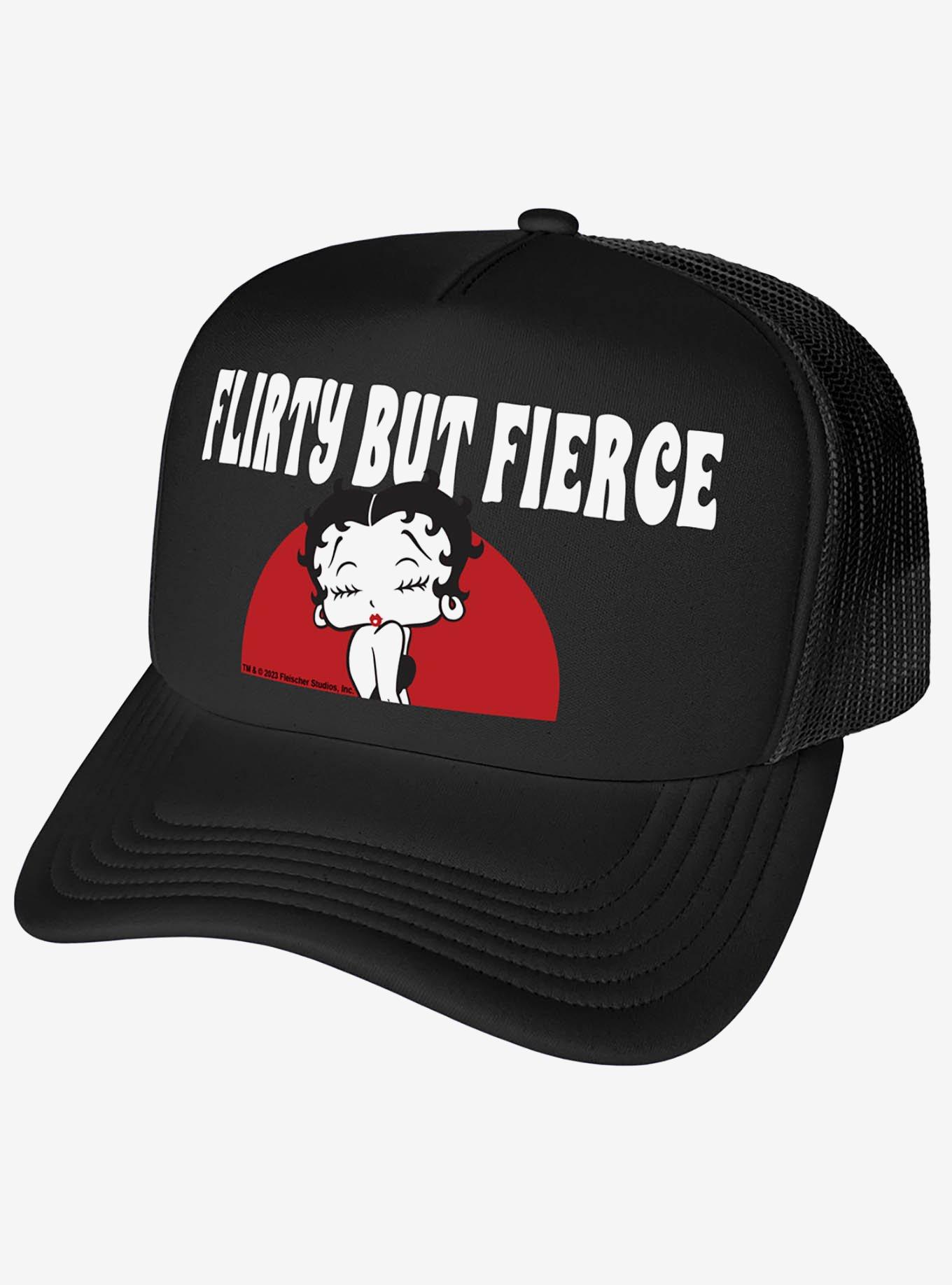 Betty Boop Flirty But Fierce Foam Trucker Hat, , hi-res