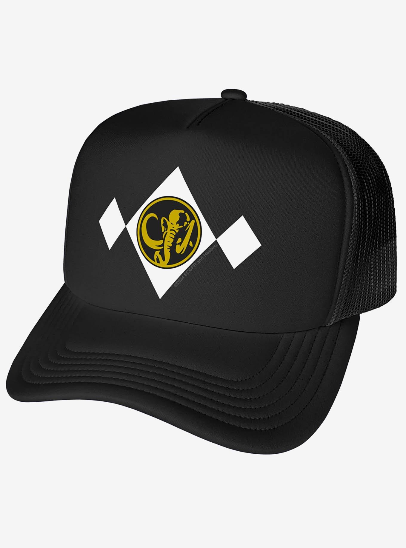 Power Rangers Black Chest Medallion Foam Trucker Hat, , hi-res