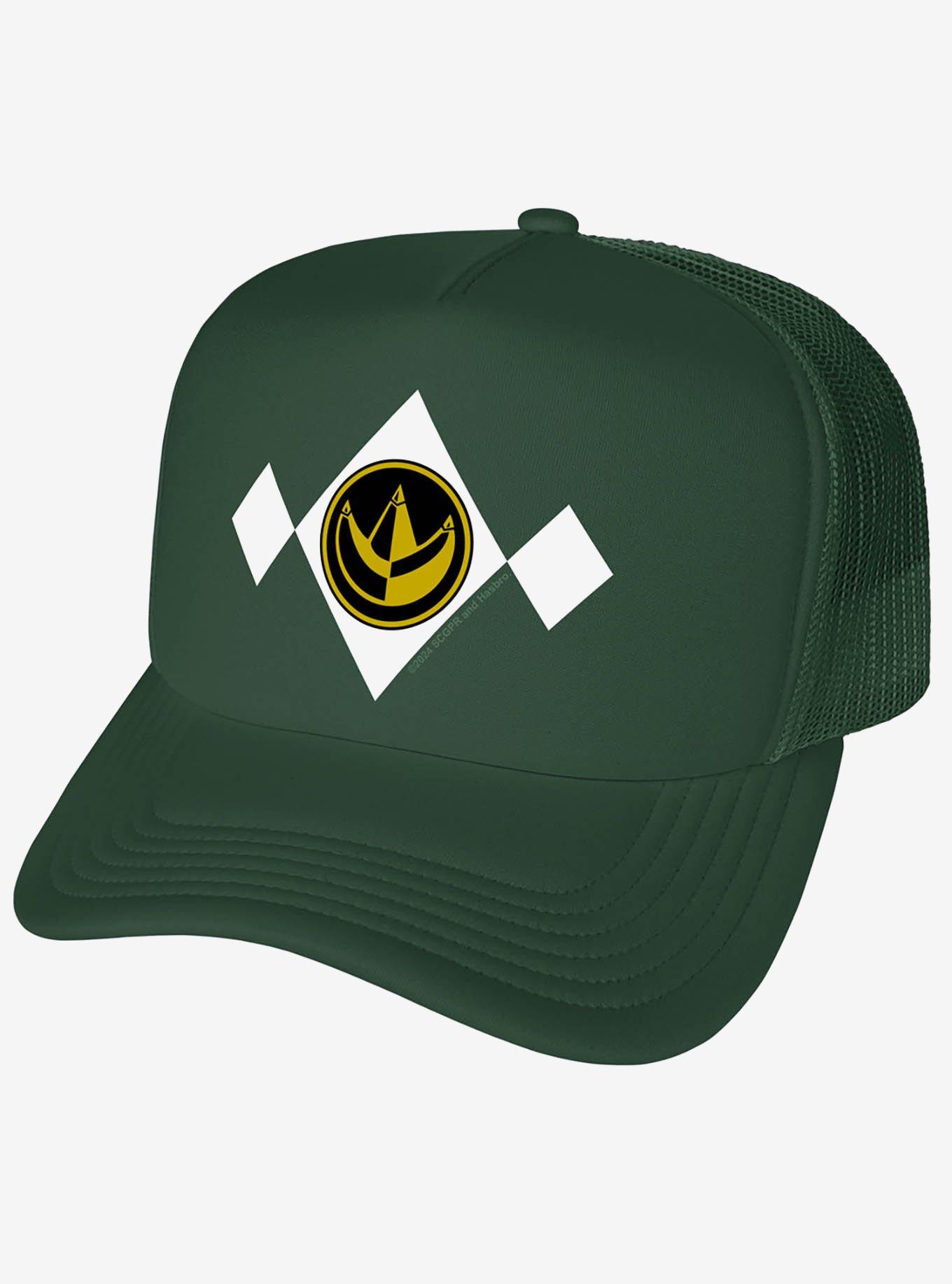 Power Rangers Green Chest Medallion Foam Trucker Hat, , hi-res