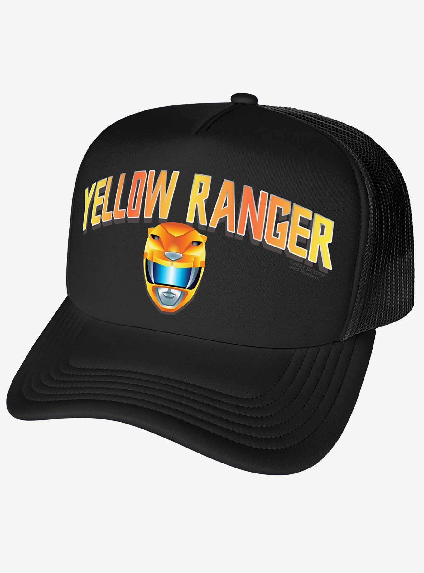 Power Rangers Yellow Ranger Helmet Foam Trucker Hat, , hi-res