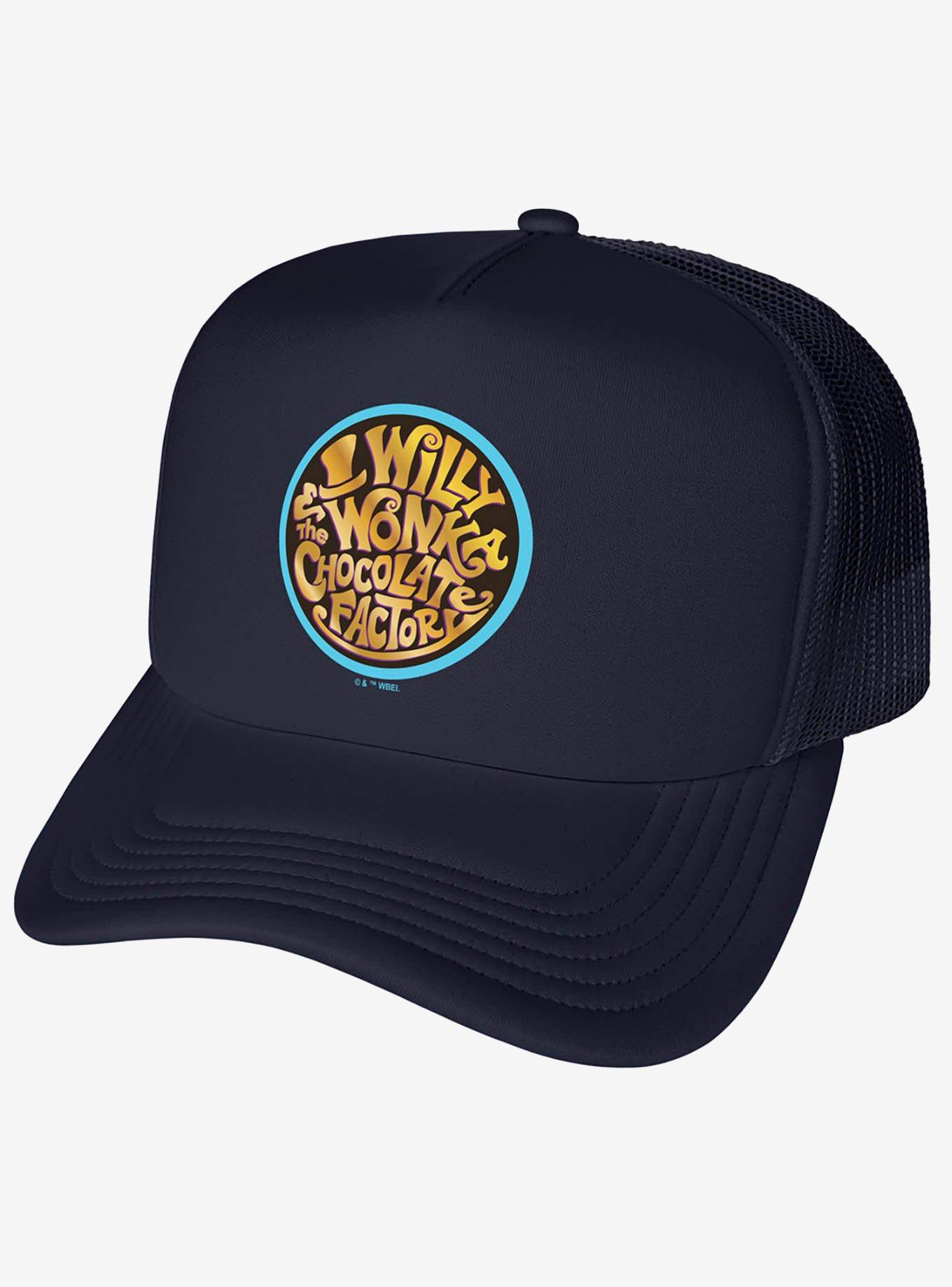 Willy Wonka And The Chocolate Factory Logo Foam Trucker Hat, , hi-res