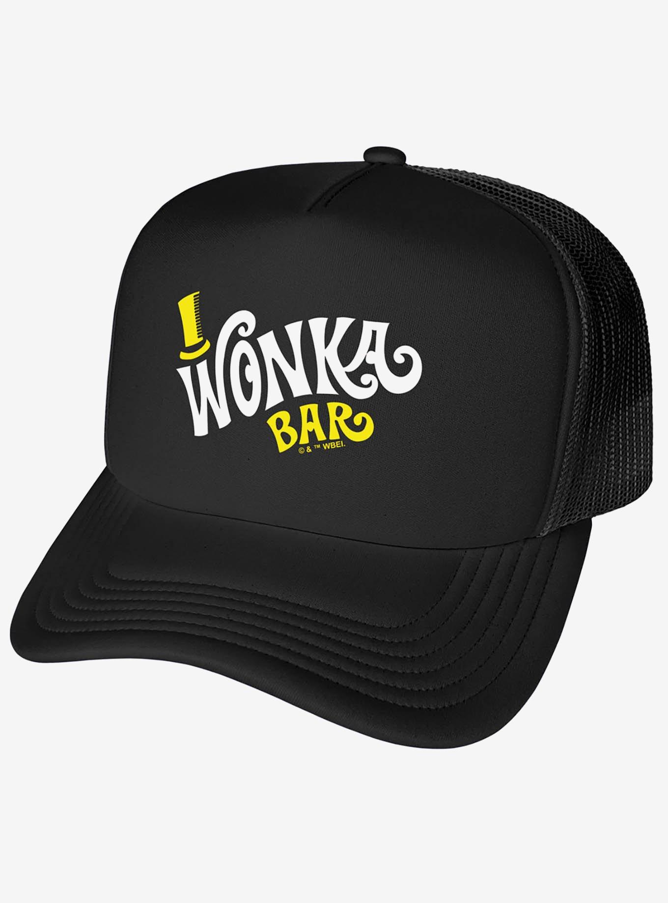 Willy Wonka And The Chocolate Factory Wonka Bar Logo Foam Trucker Hat, , hi-res