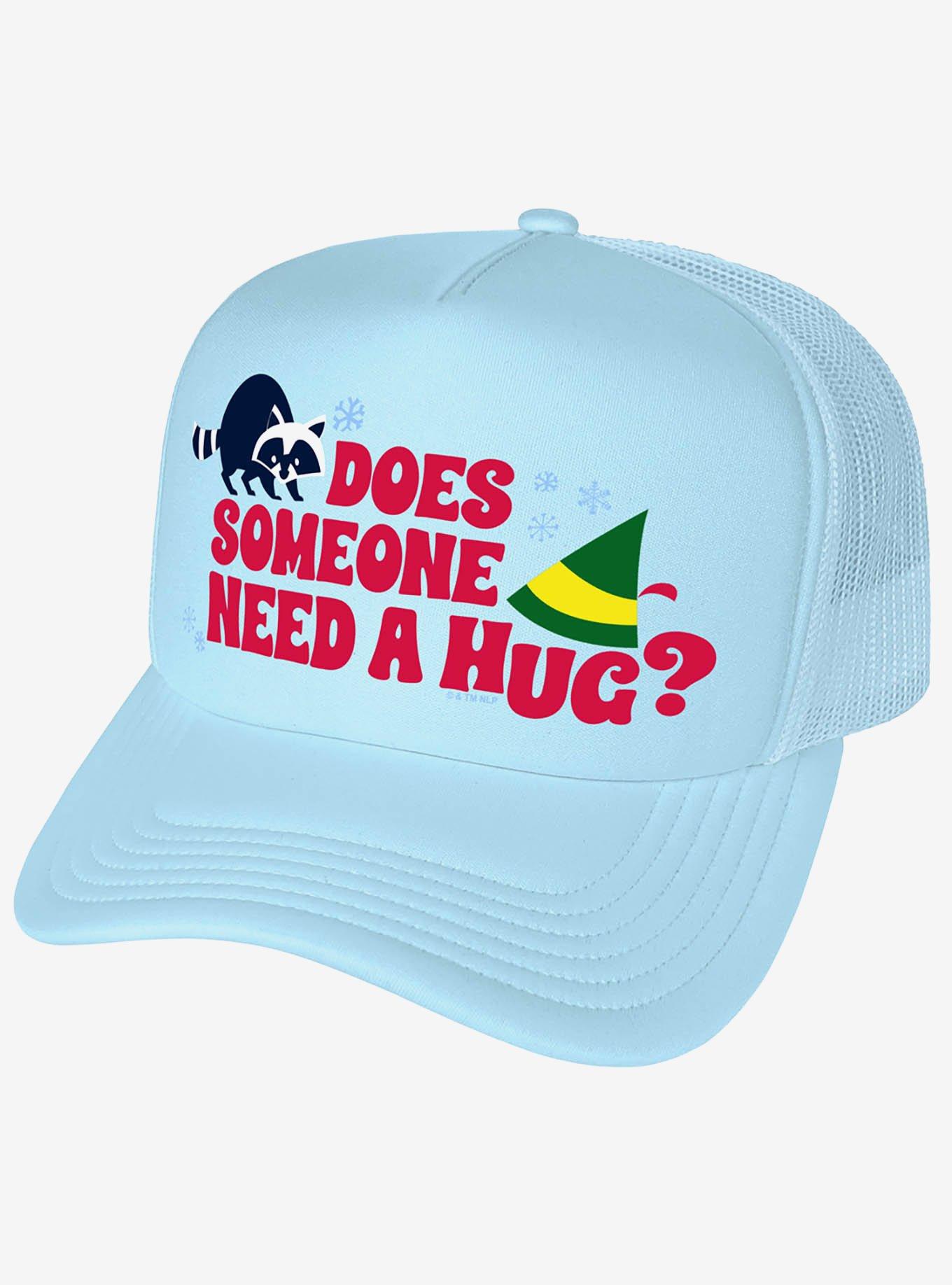 Elf Does Someone Need A Hug Foam Trucker Hat, , hi-res