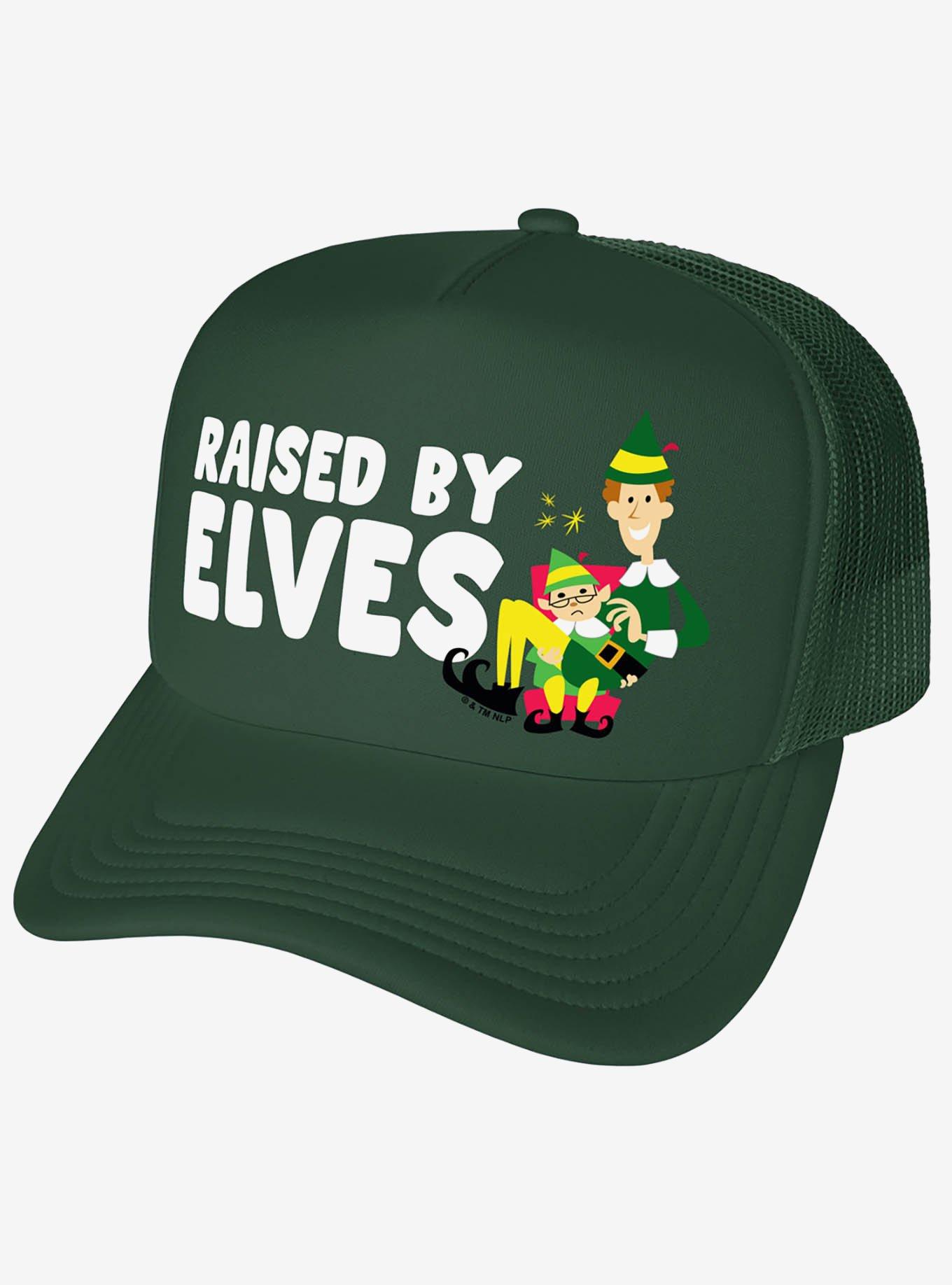 Elf Raised By Elves Foam Trucker Hat, , hi-res