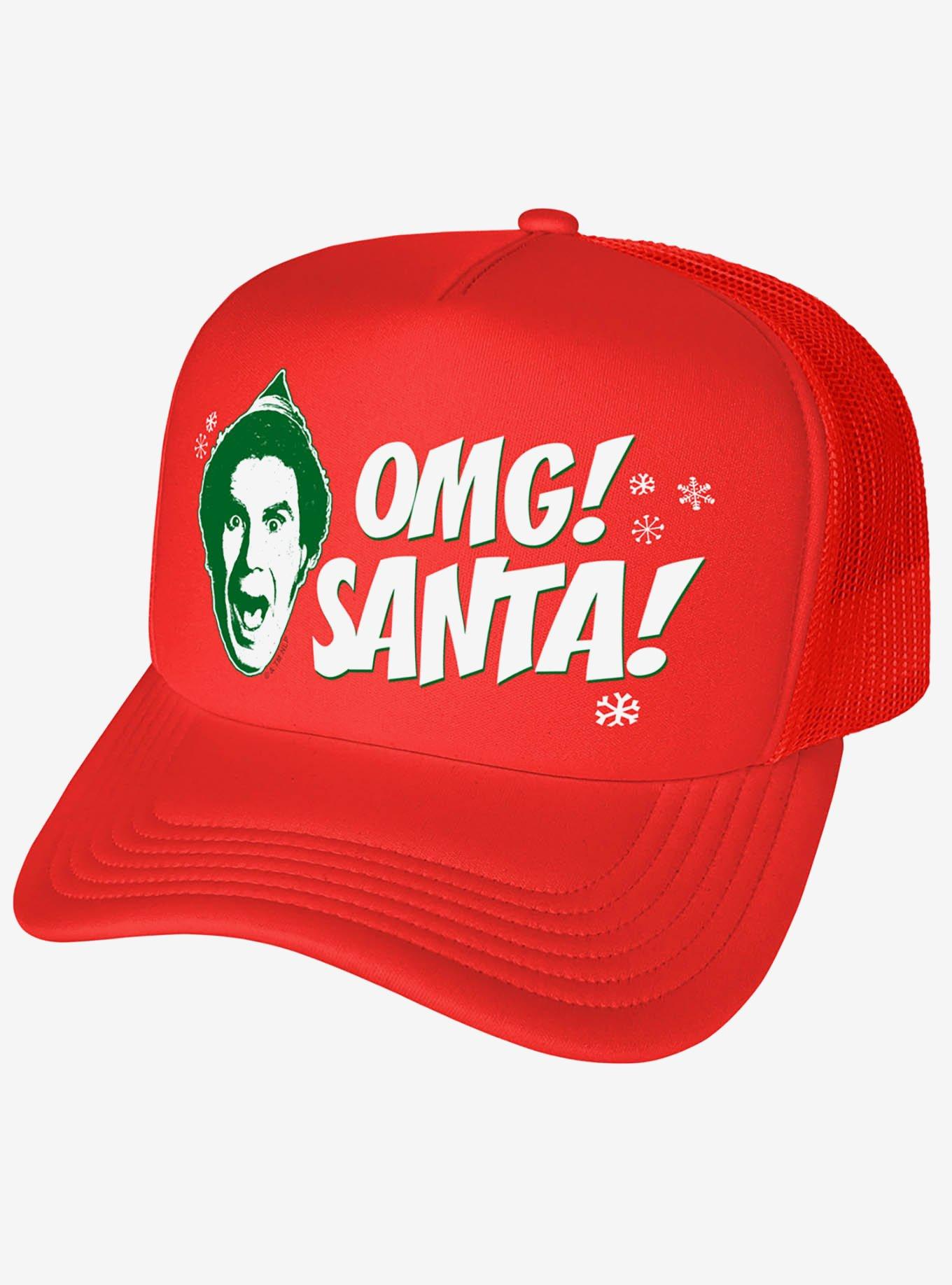 Elf OMG Santa Foam Trucker Hat, , hi-res