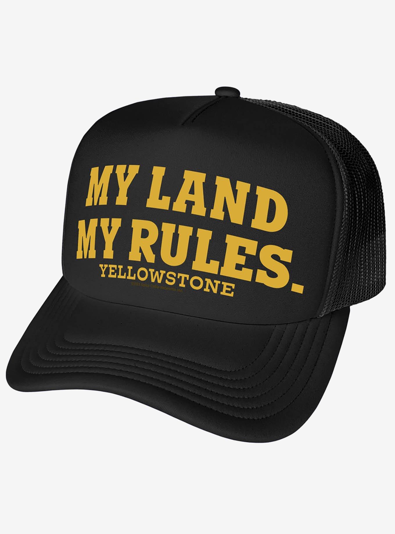 Yellowstone Yellowstone My Land My Rules Foam Trucker Hat, , hi-res