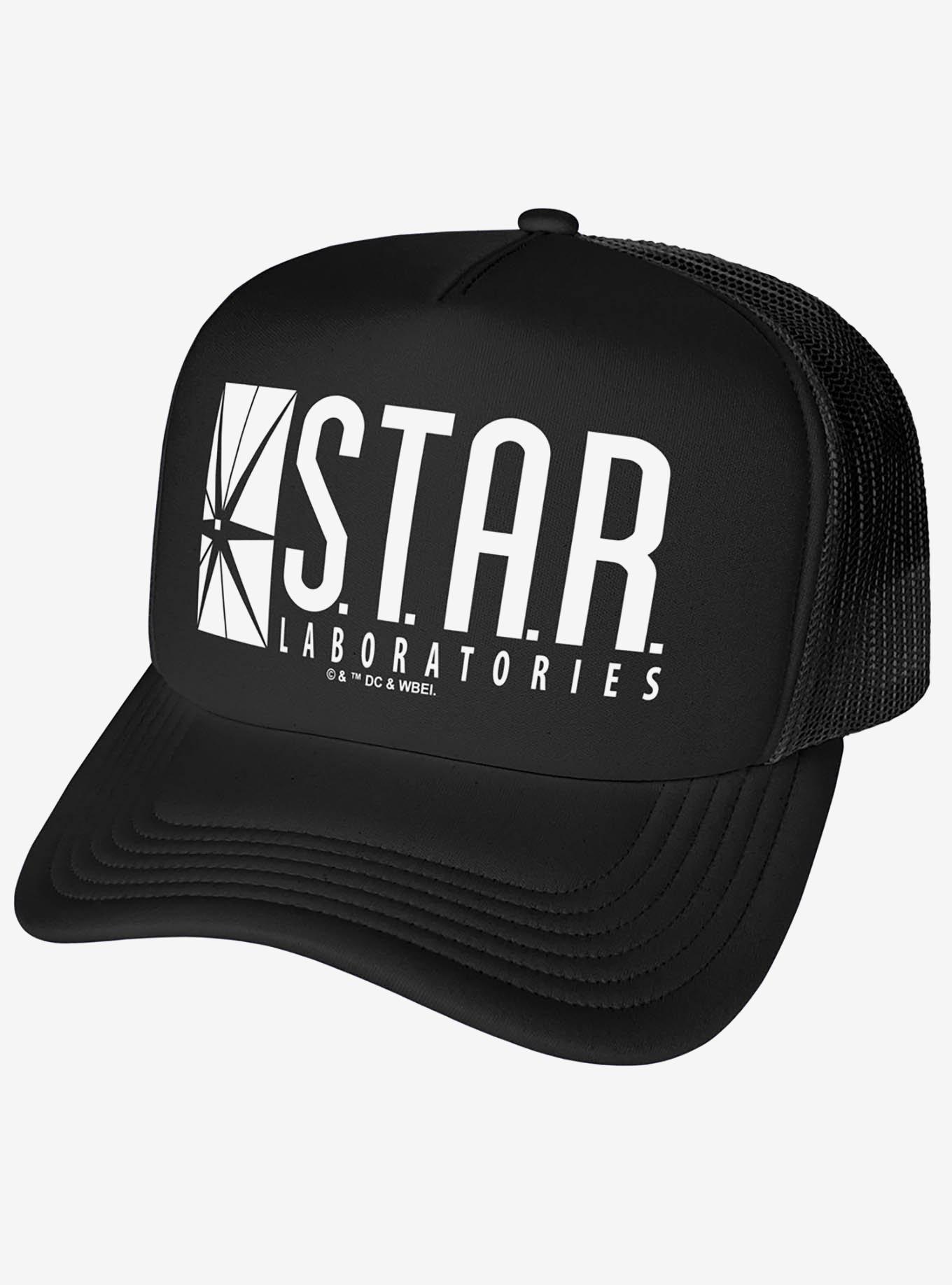 The Flash STAR Laboratories Logo Foam Trucker Hat, , hi-res